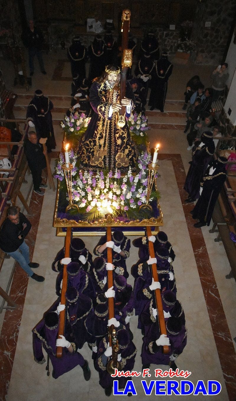 «Noche azul y de encuentros» para celebrar el Viernes de Dolores en Caravaca de la Cruz