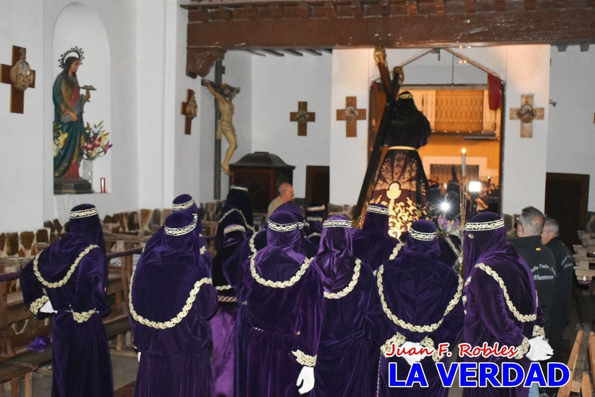 «Noche azul y de encuentros» para celebrar el Viernes de Dolores en Caravaca de la Cruz