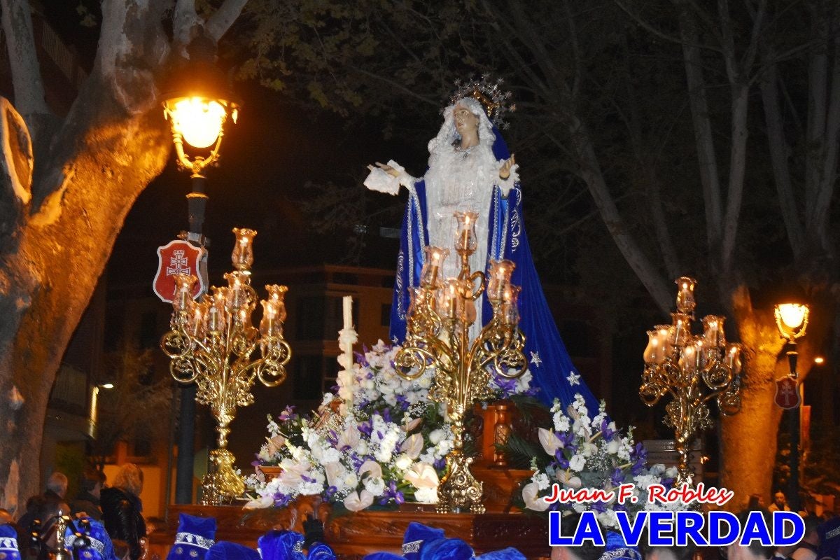 «Noche azul y de encuentros» para celebrar el Viernes de Dolores en Caravaca de la Cruz