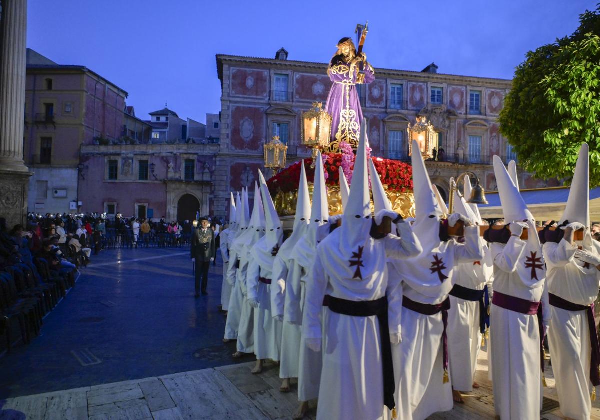 La procesión del Cristo de la Salud el Martes Santo en Murcia