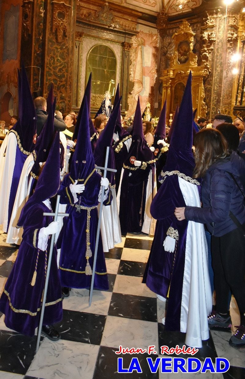 Savia nueva nazarena para la noche de Lunes Santo en Caravaca de la Cruz