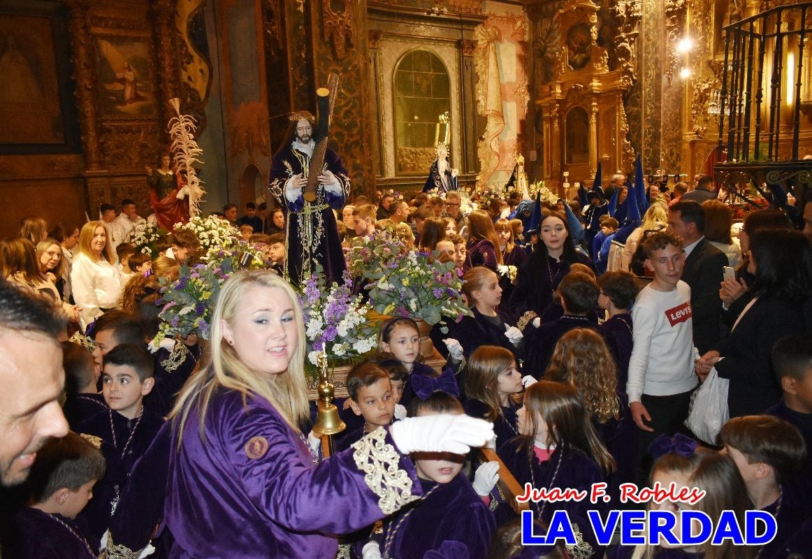 Savia nueva nazarena para la noche de Lunes Santo en Caravaca de la Cruz