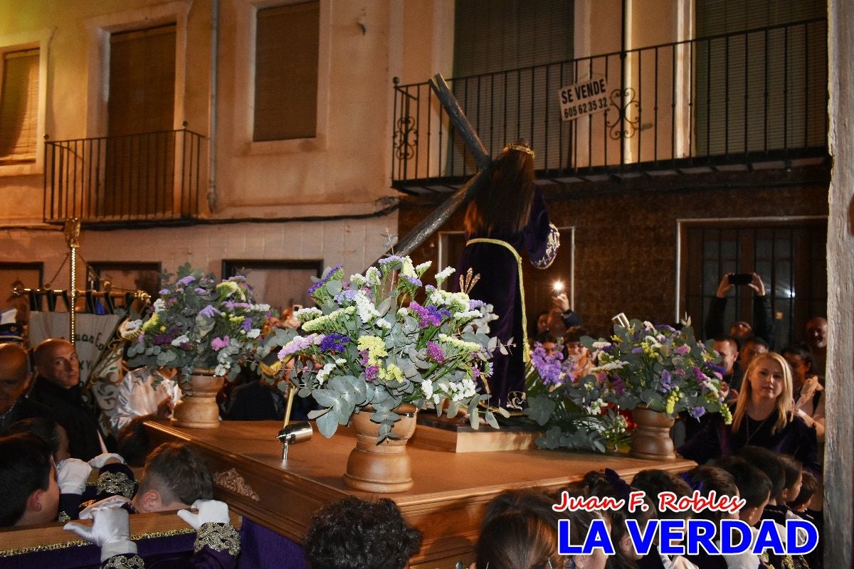 Savia nueva nazarena para la noche de Lunes Santo en Caravaca de la Cruz