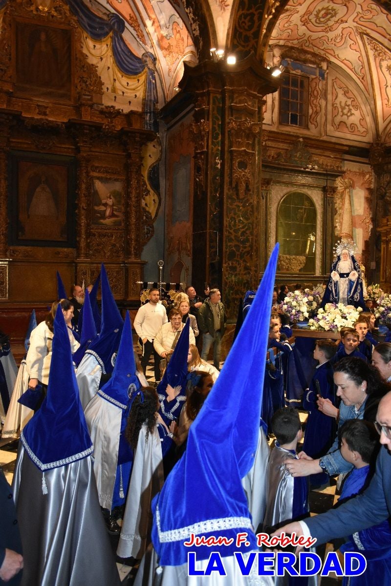 Savia nueva nazarena para la noche de Lunes Santo en Caravaca de la Cruz