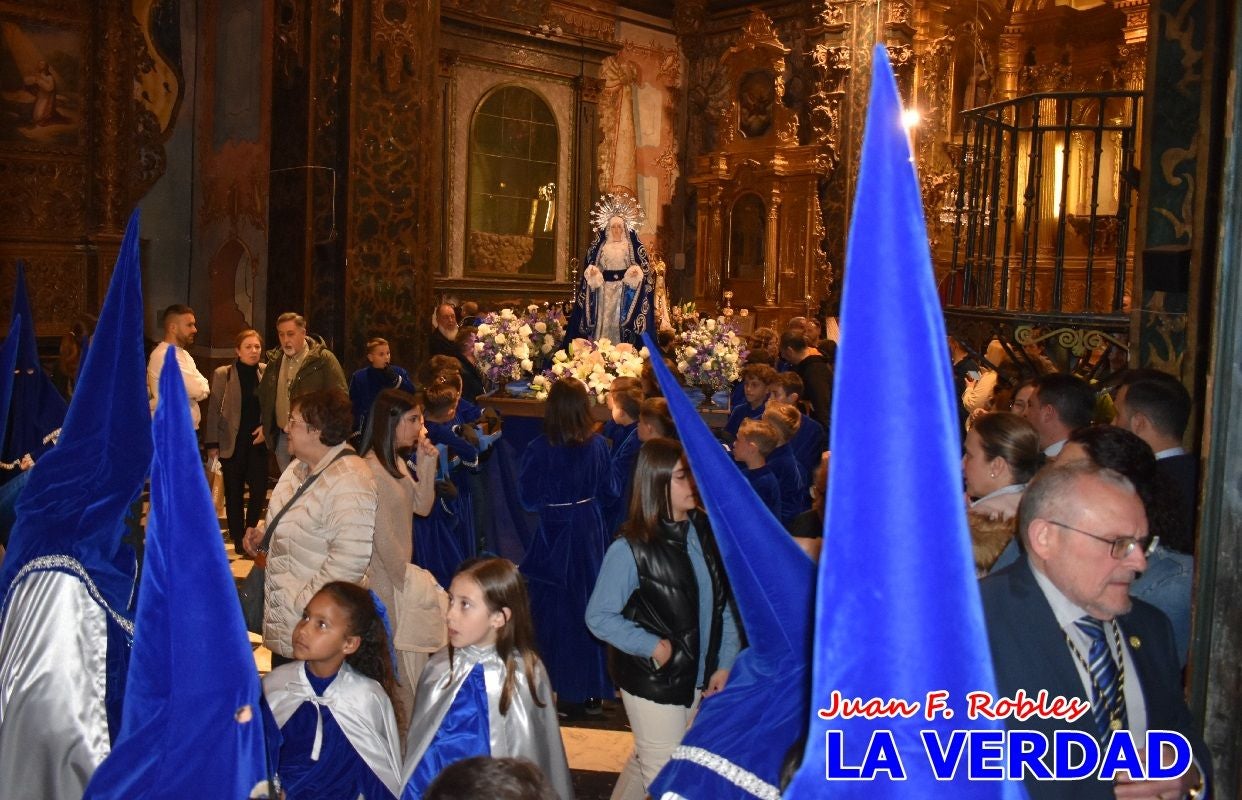 Savia nueva nazarena para la noche de Lunes Santo en Caravaca de la Cruz