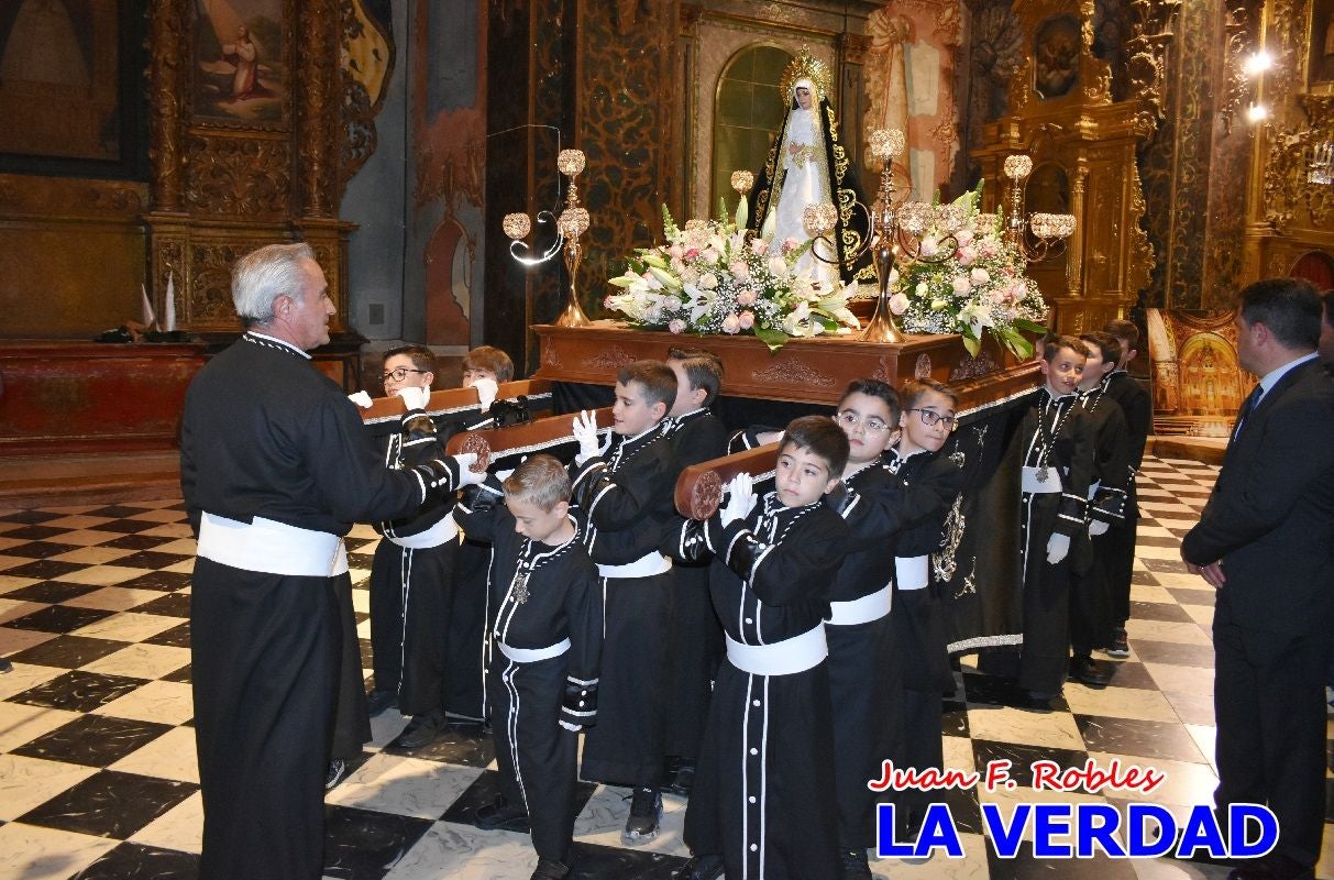 Savia nueva nazarena para la noche de Lunes Santo en Caravaca de la Cruz