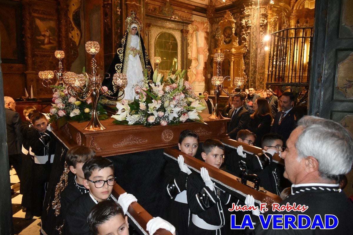 Savia nueva nazarena para la noche de Lunes Santo en Caravaca de la Cruz