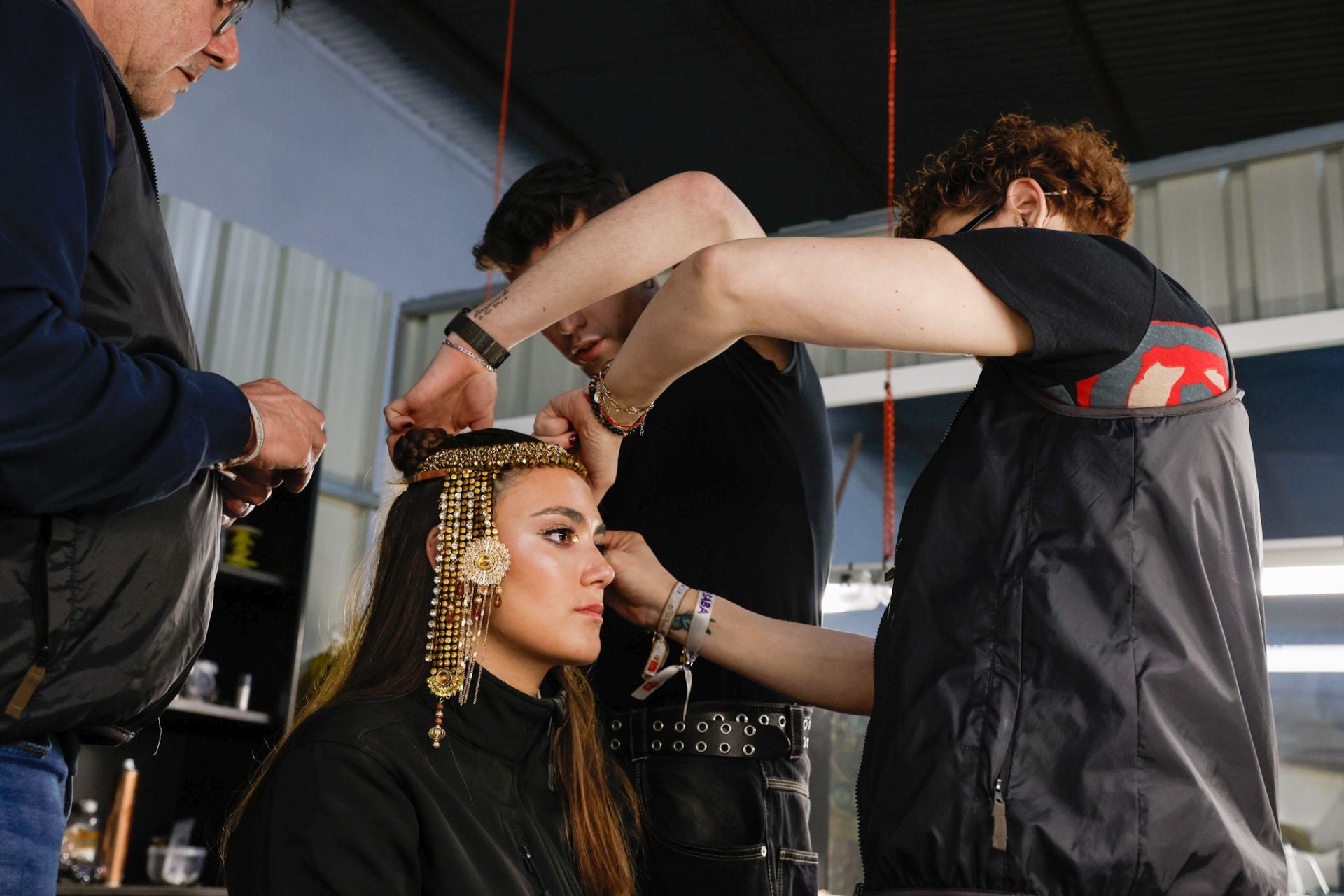 Las imágenes de los preparativos para el Domingo de Ramos en Lorca