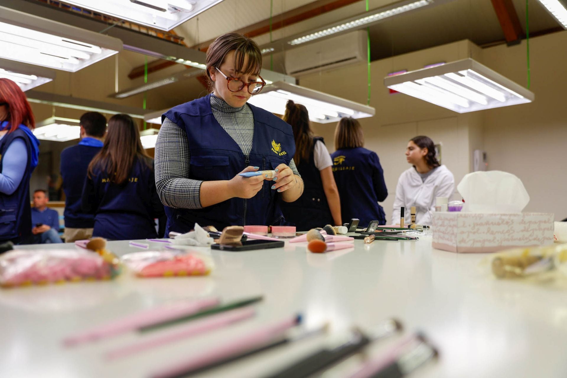Las imágenes de los preparativos para el Domingo de Ramos en Lorca