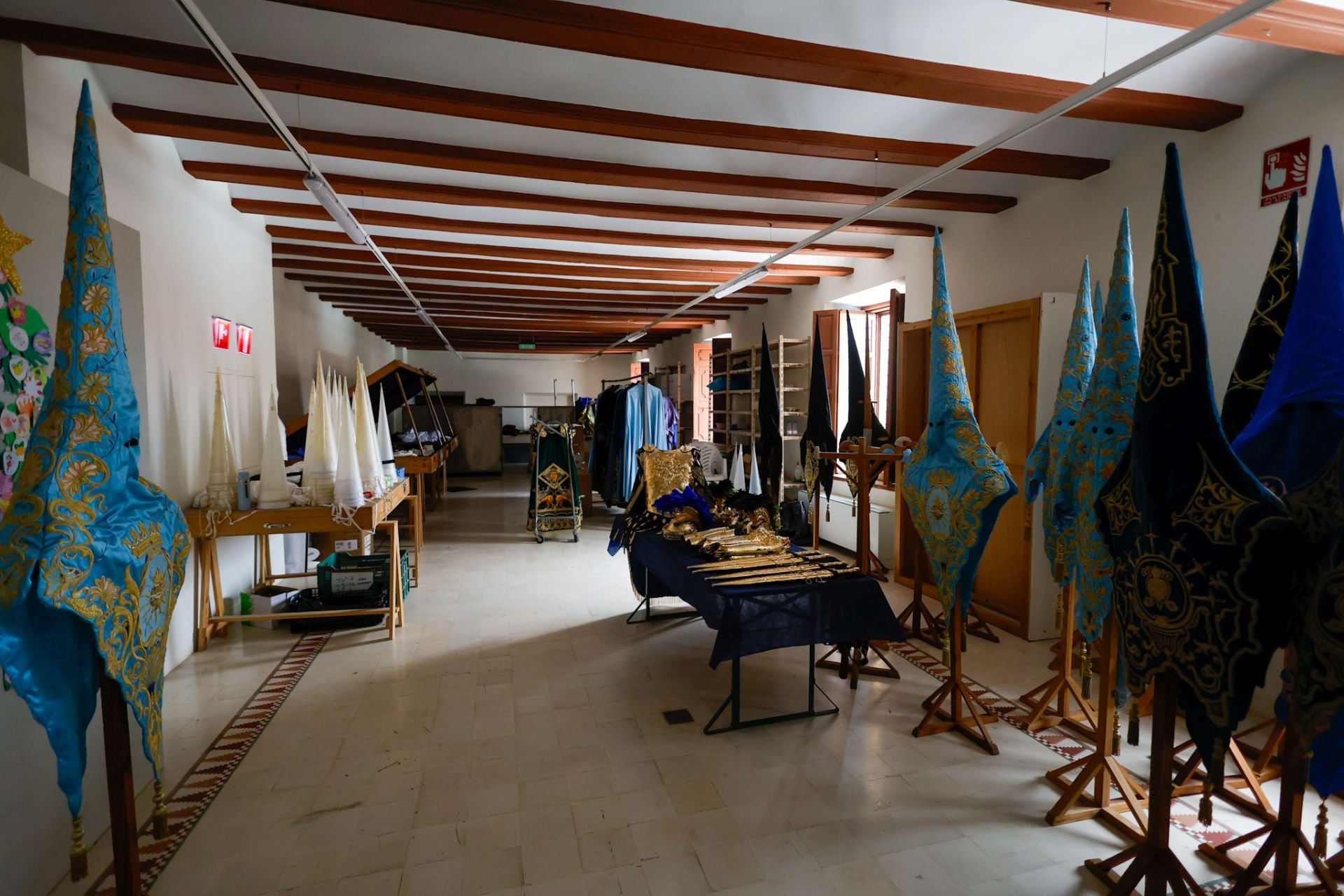 Las imágenes de los preparativos para el Domingo de Ramos en Lorca