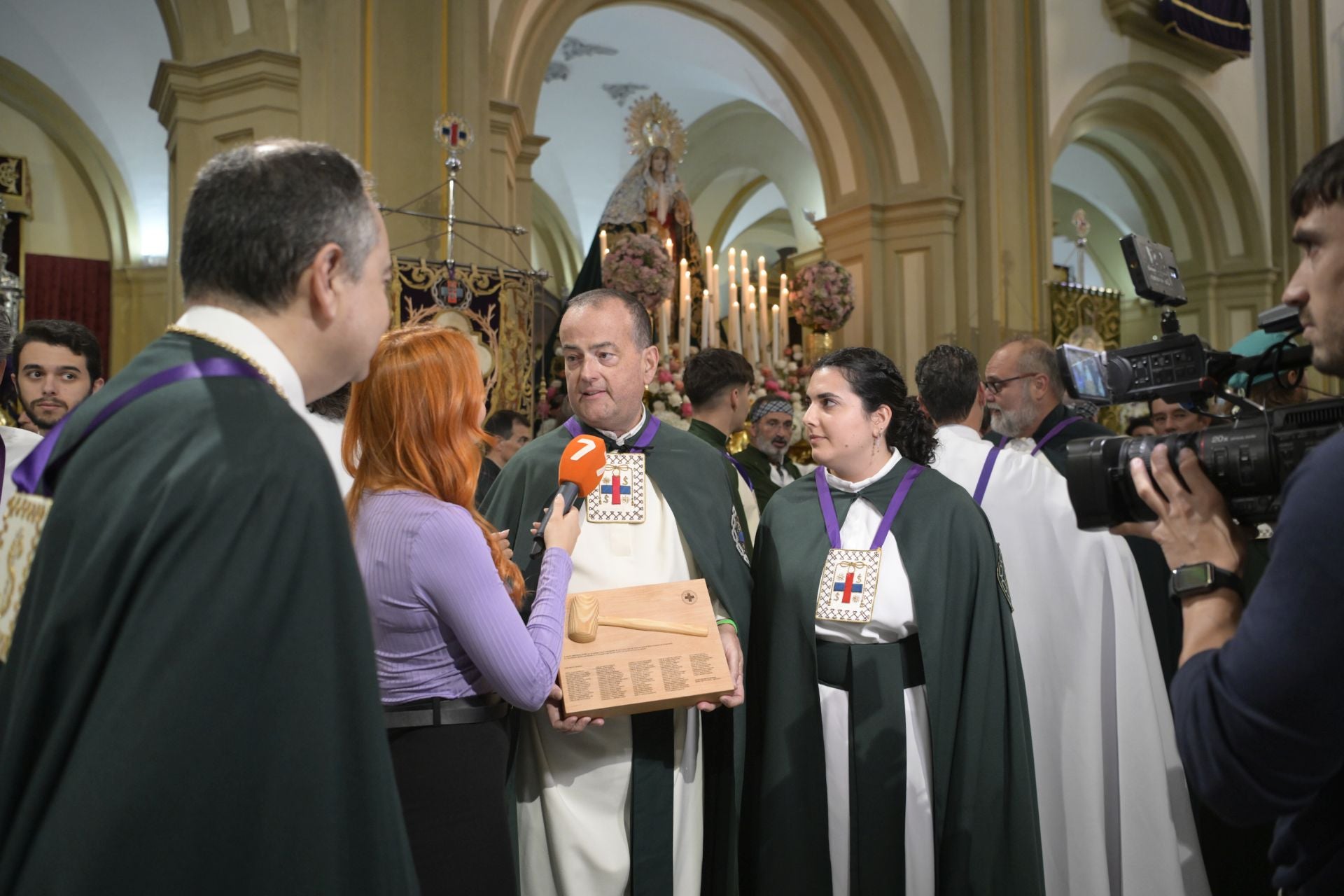 La procesión del Rescate y la Esperanza del Martes Santo en Murcia, en imágenes