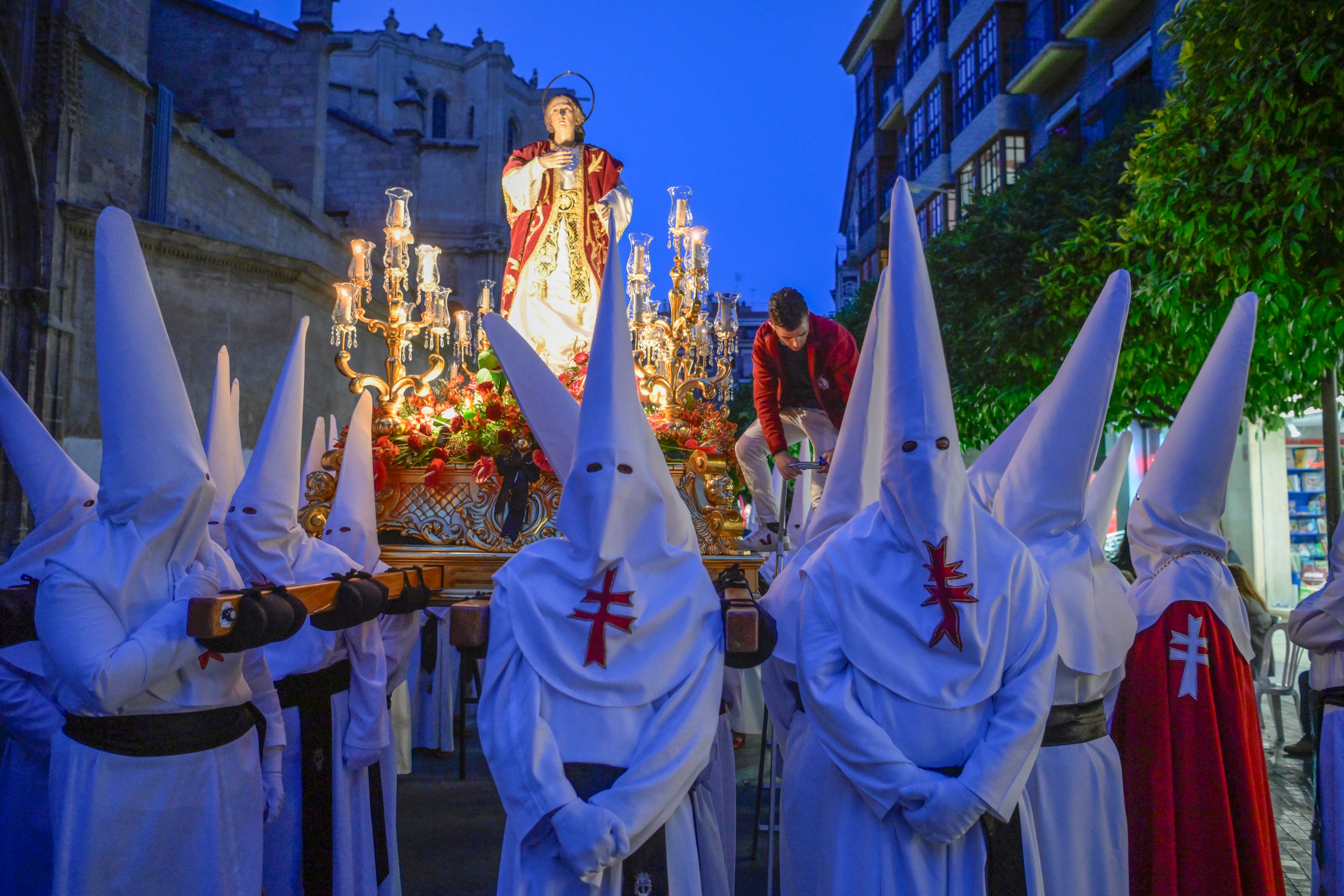 La procesión del Cristo de la Salud el Martes Santo en Murcia