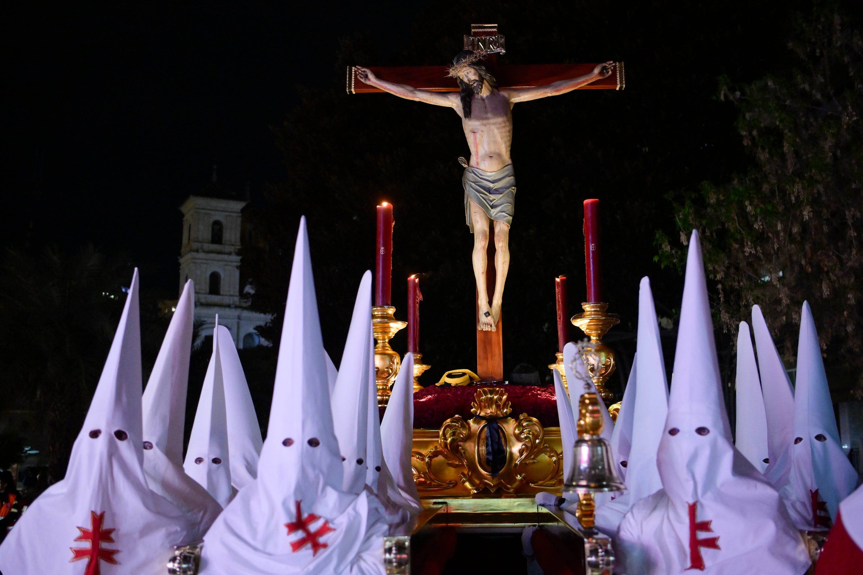 La procesión del Cristo de la Salud el Martes Santo en Murcia