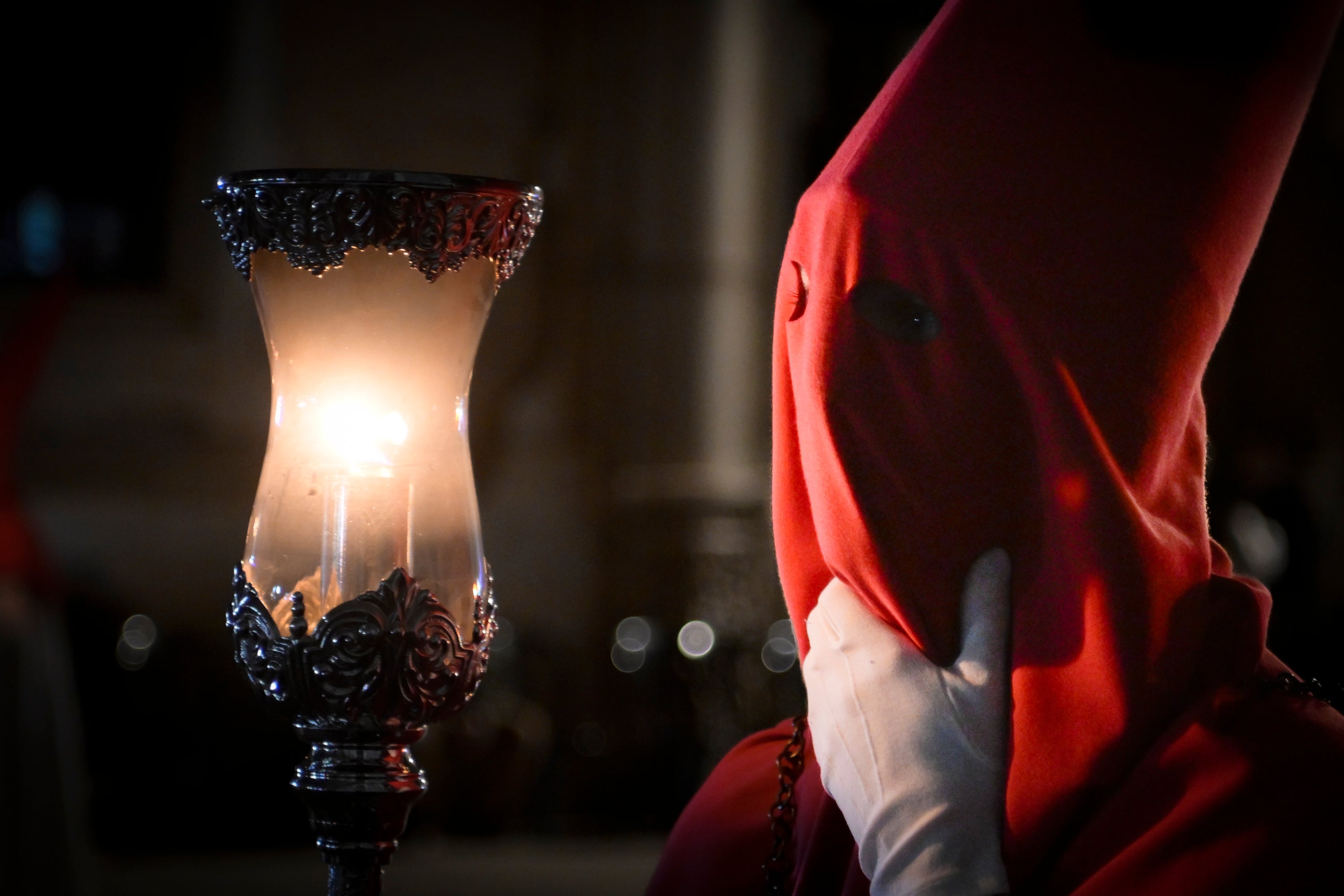 La procesión del Cristo de la Salud el Martes Santo en Murcia