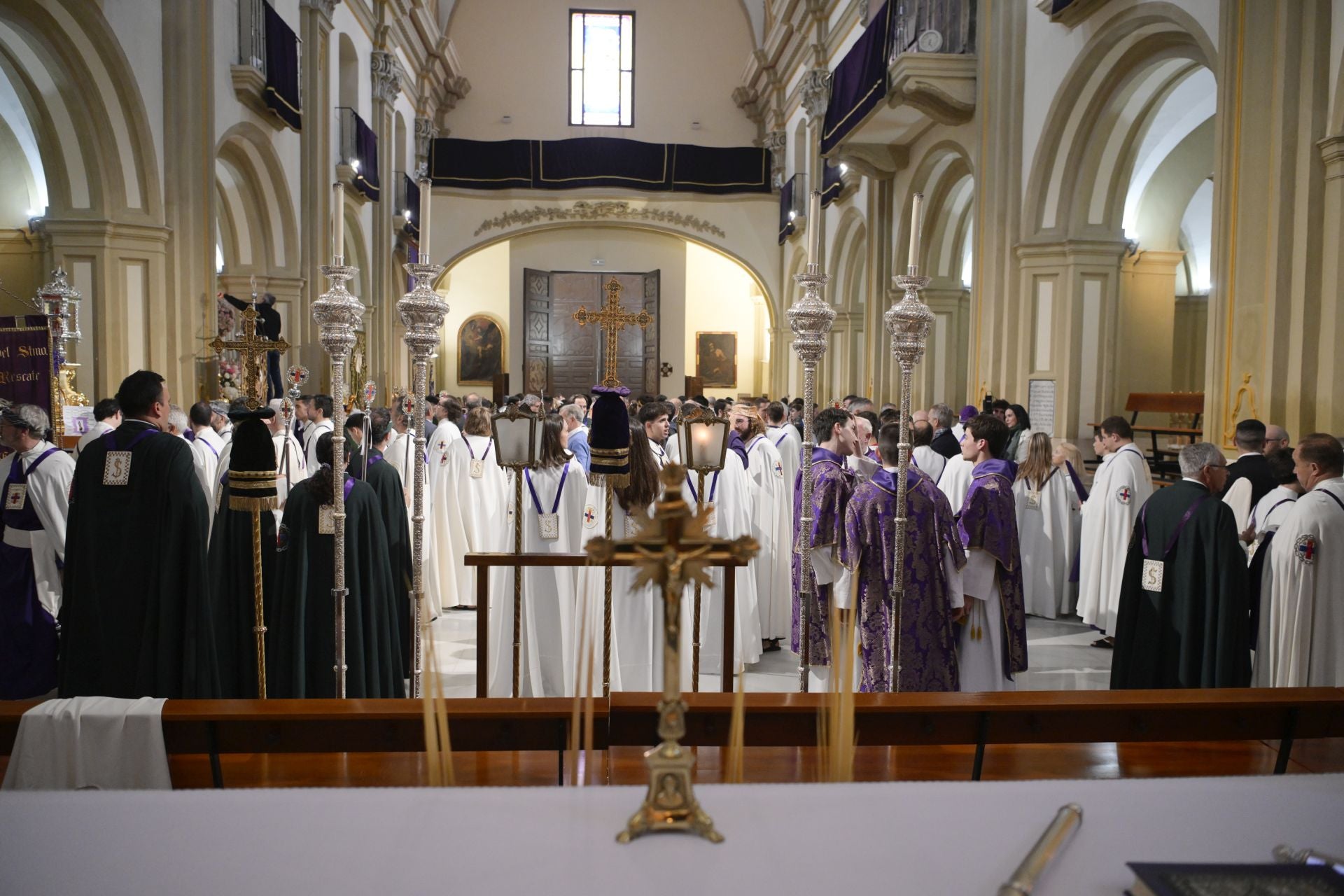 La procesión del Rescate y la Esperanza del Martes Santo en Murcia, en imágenes