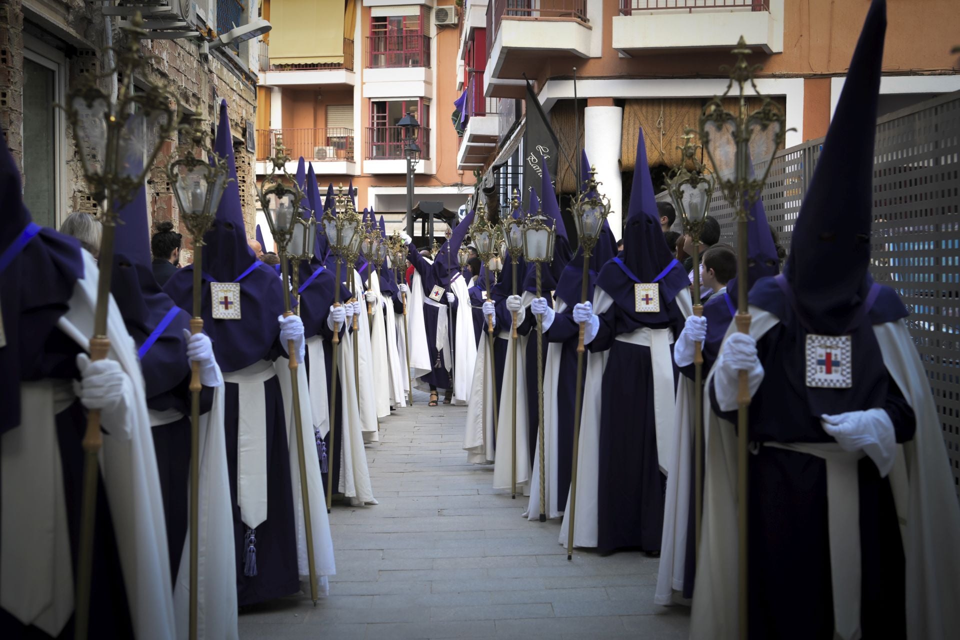 La procesión del Rescate y la Esperanza del Martes Santo en Murcia, en imágenes