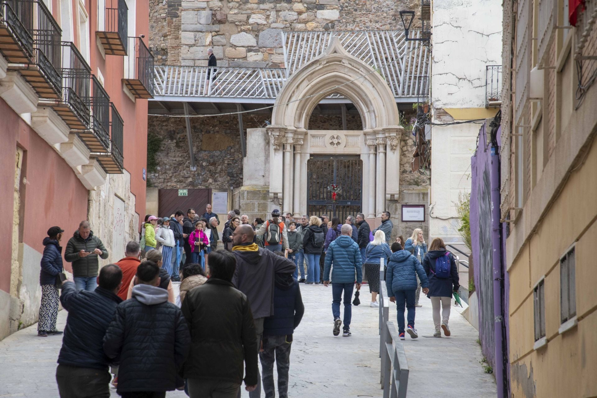 Las imágenes del Martes Santo de logística cofrade en Cartagena