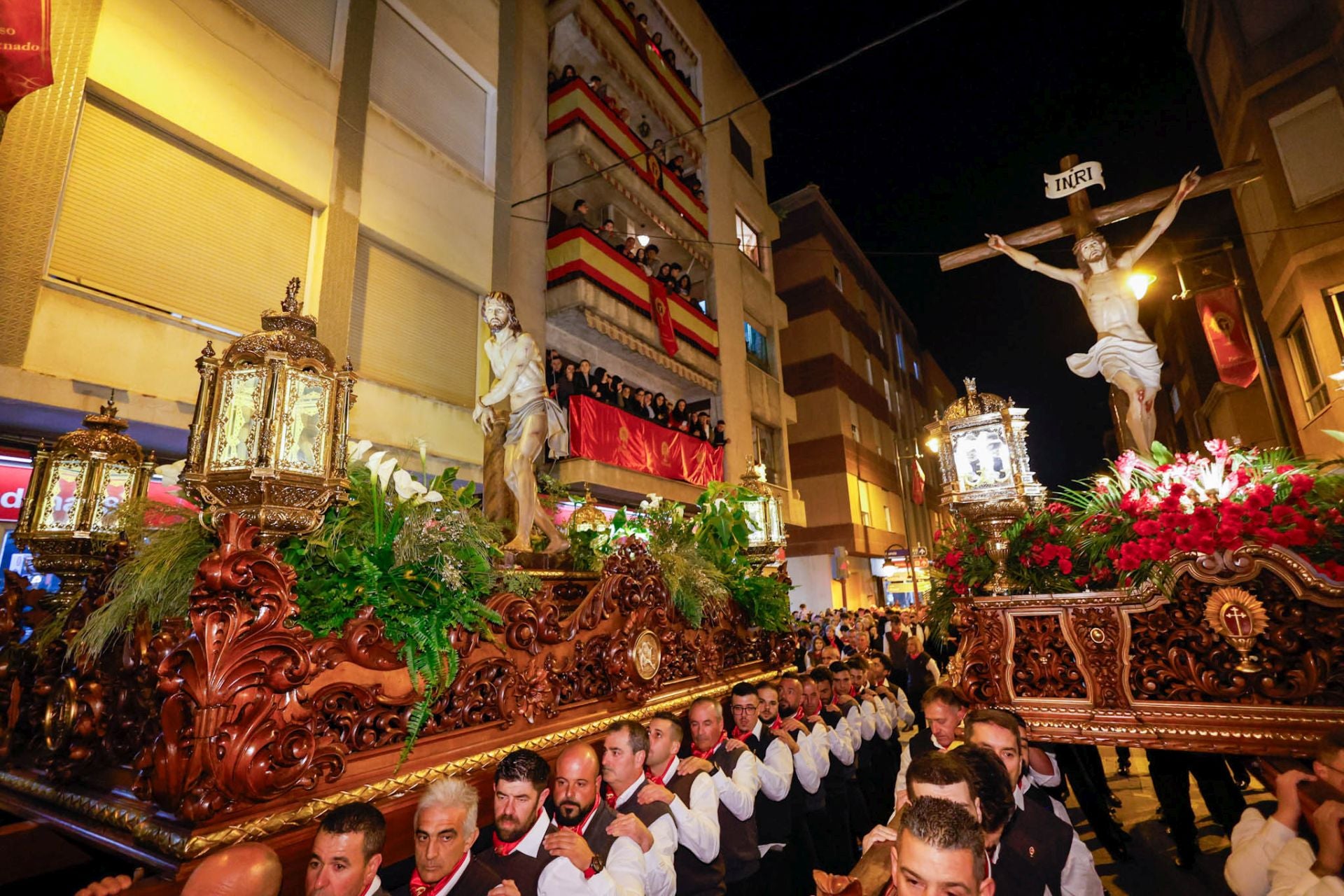 Las imágenes del encuentro del Martes Santo en Lorca