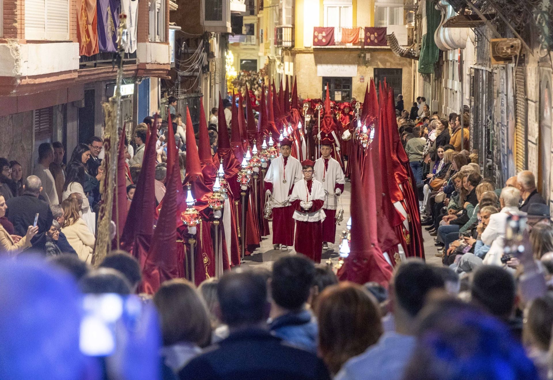 La procesión del Prendimiento de los californios, en imágenes