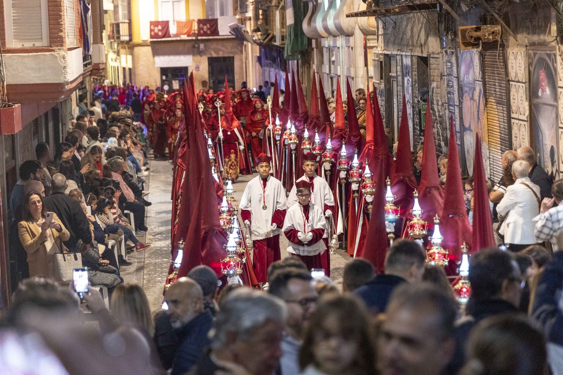La procesión del Prendimiento de los californios, en imágenes