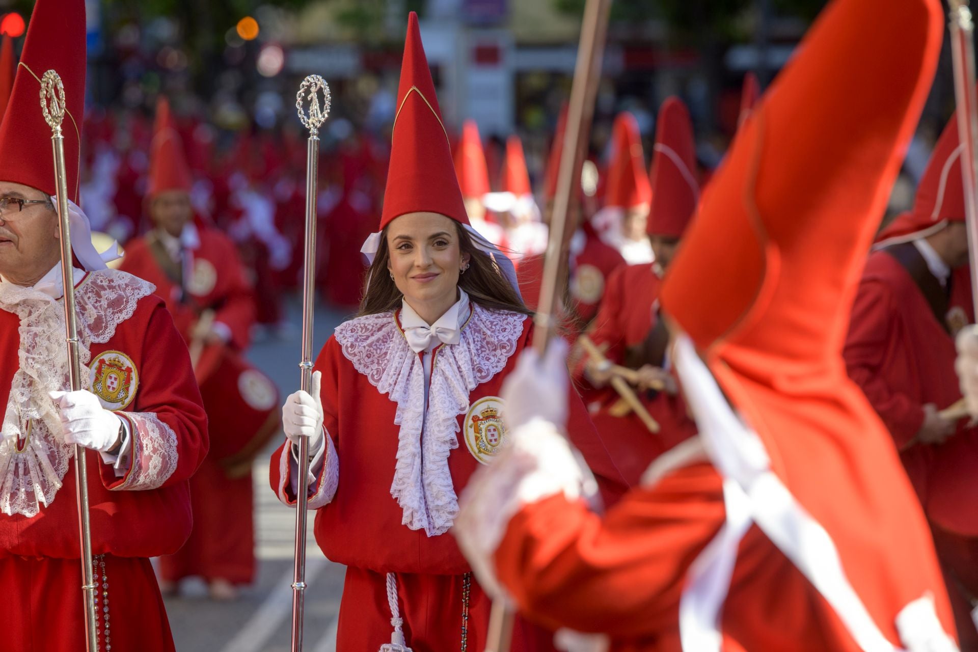 La procesión de los &#039;coloraos&#039;, en imágenes