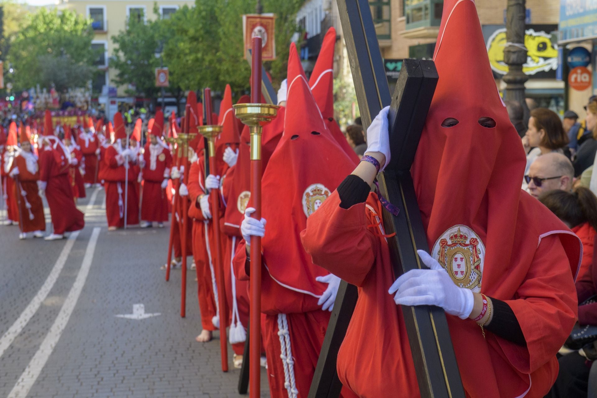 La procesión de los &#039;coloraos&#039;, en imágenes