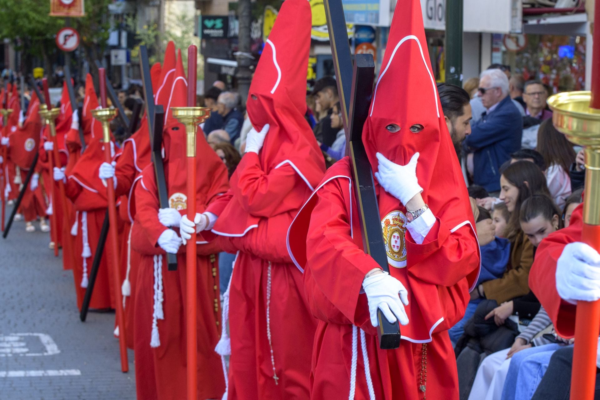 La procesión de los &#039;coloraos&#039;, en imágenes