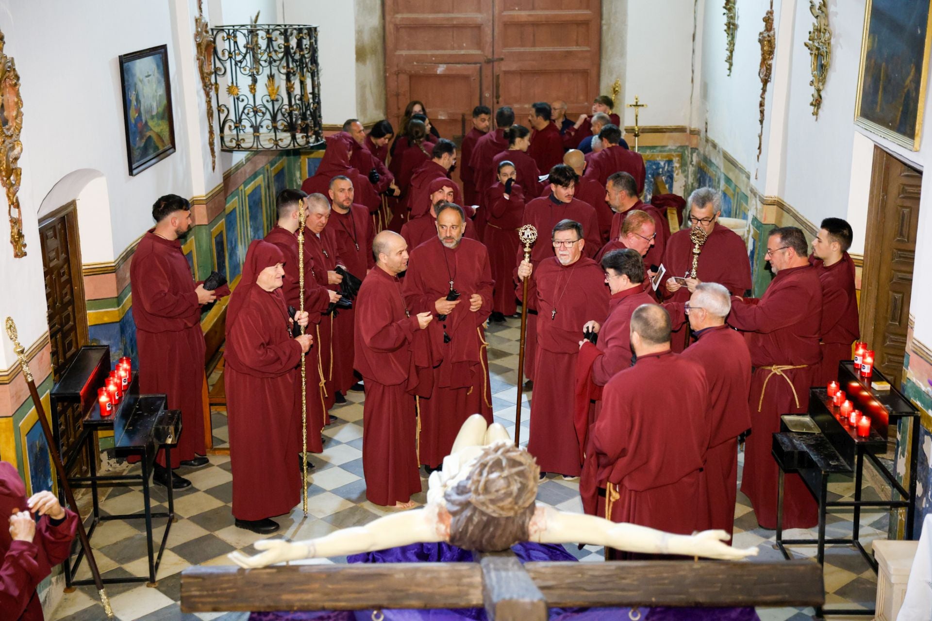 El traslado del Cristo de la Misericordia, en imágenes
