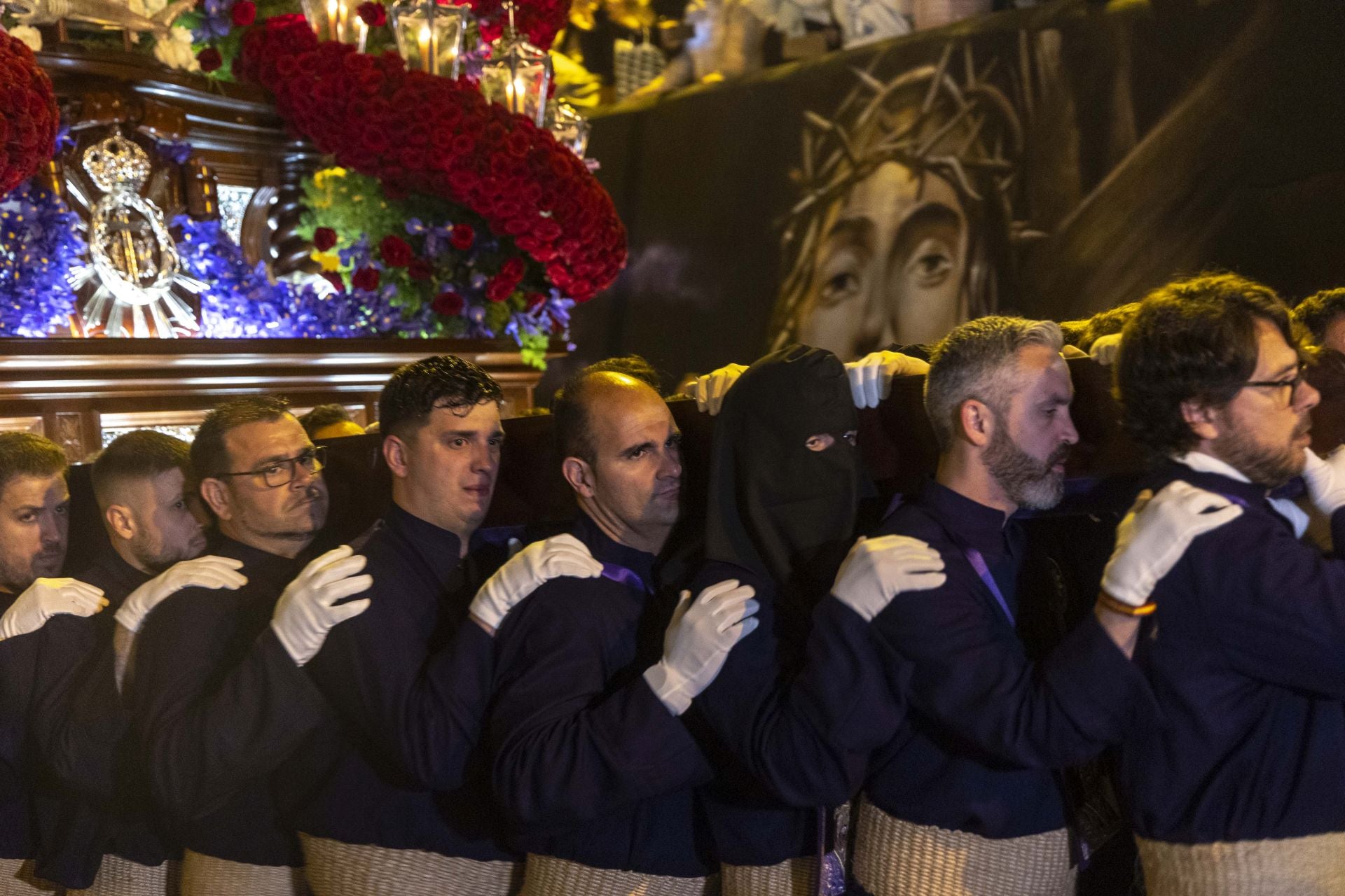 En imágenes, la procesión del Encuentro de Cartagena en Viernes Santo