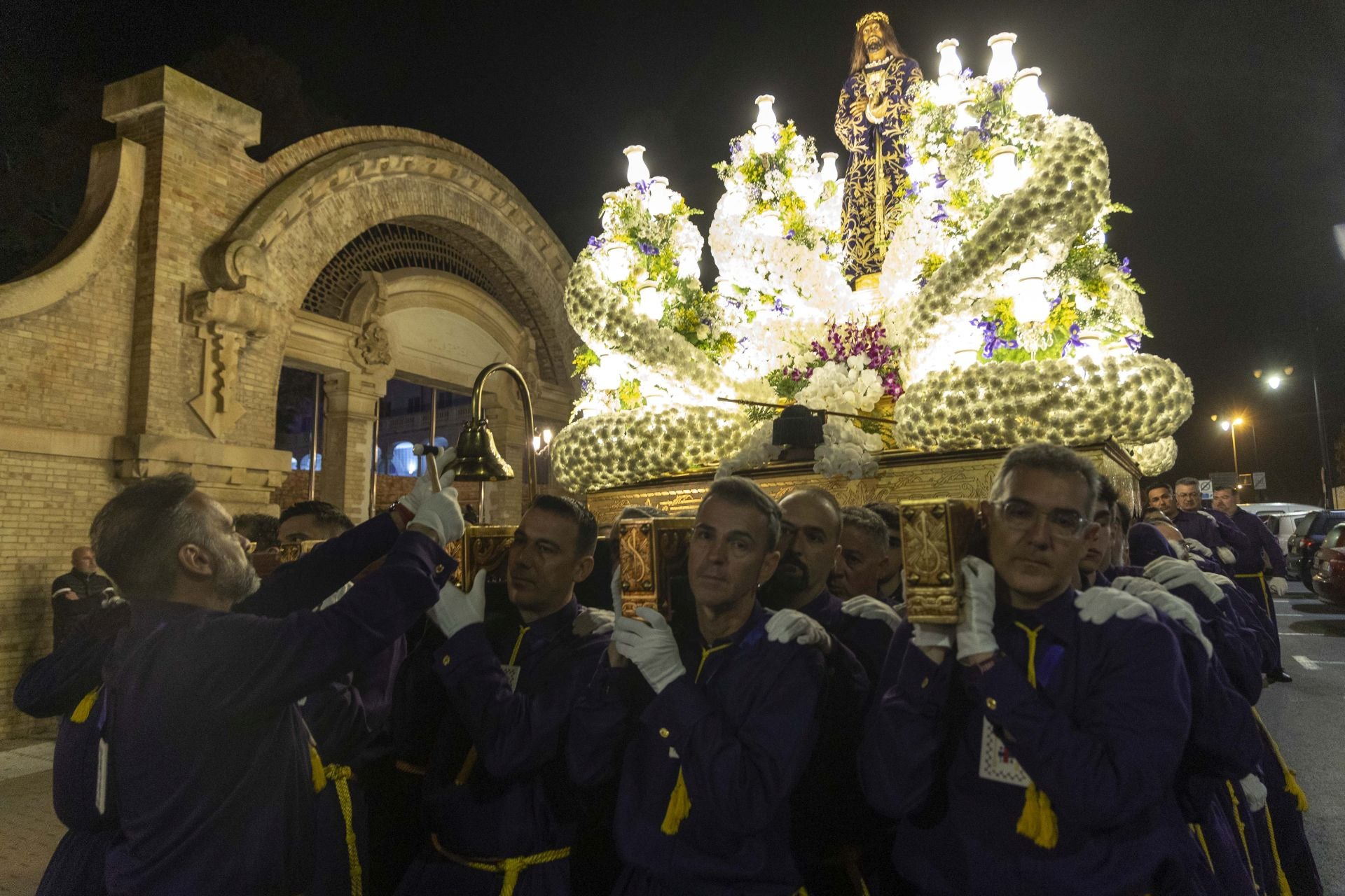 En imágenes, la procesión del Encuentro de Cartagena en Viernes Santo