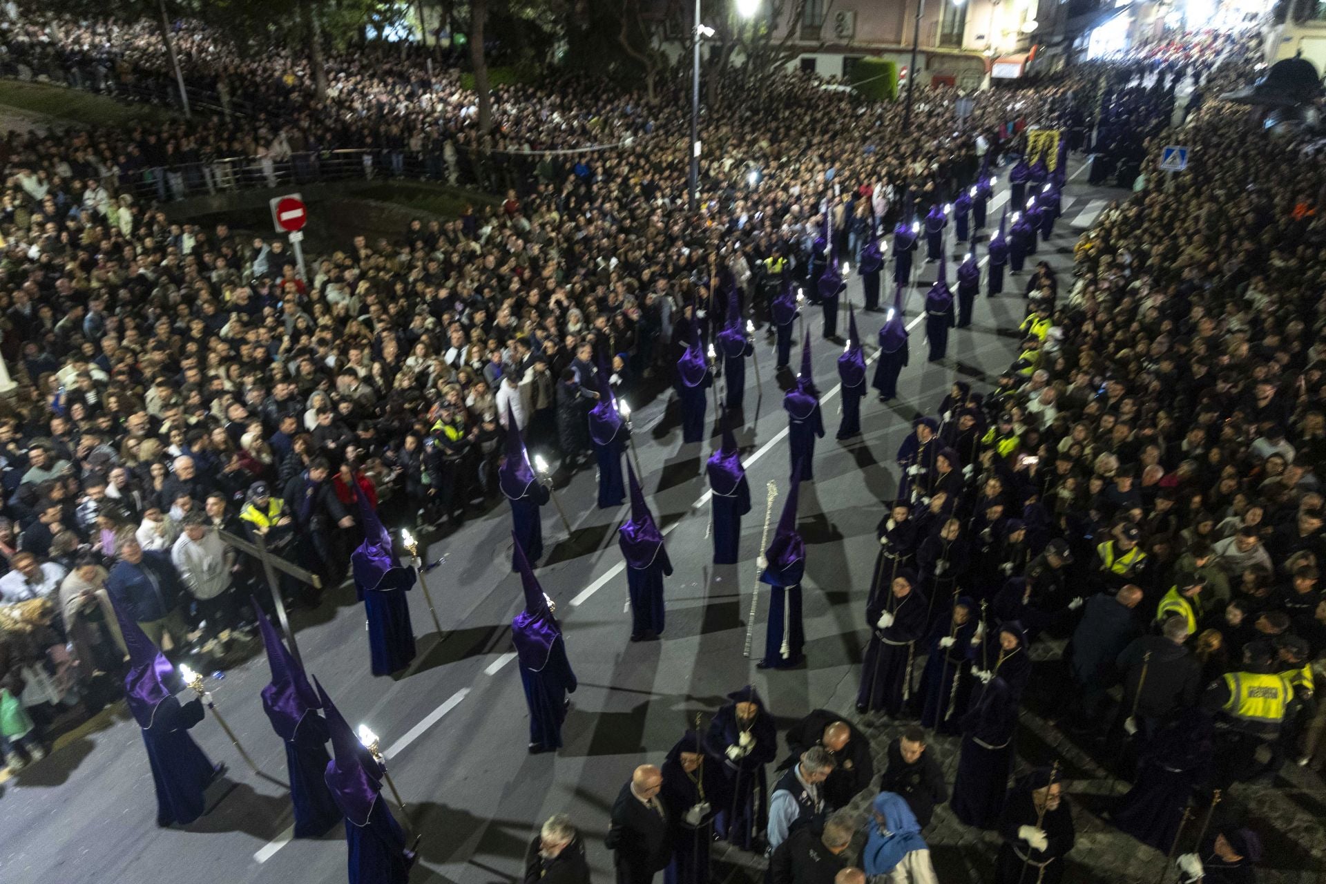 En imágenes, la procesión del Encuentro de Cartagena en Viernes Santo