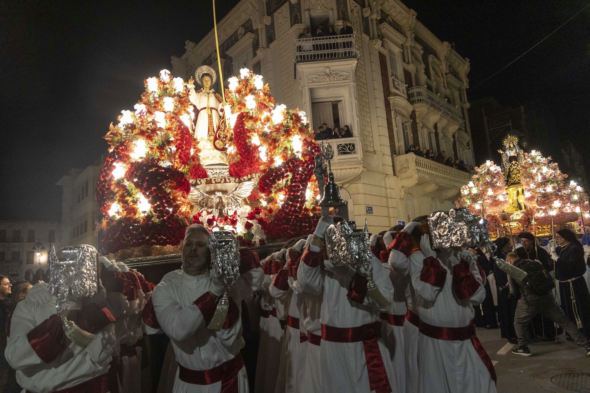 En imágenes, la procesión del Encuentro de Cartagena en Viernes Santo