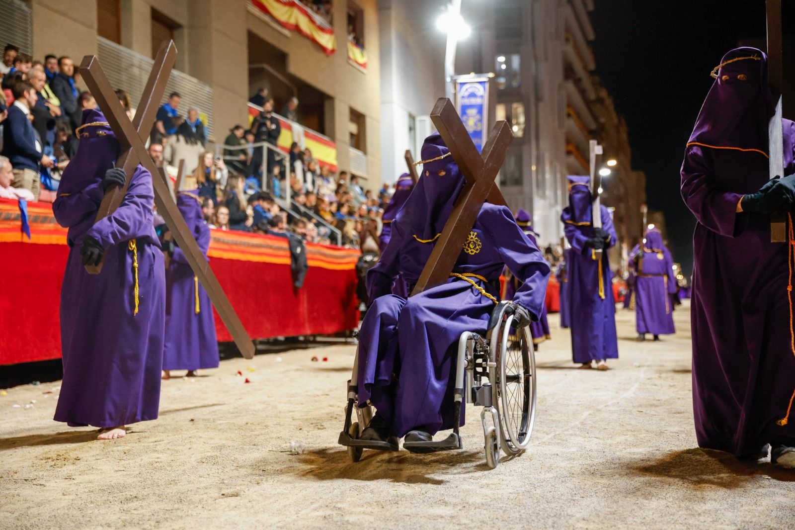 Las imágenes del cortejo bíblico de Jueves Santo en Lorca