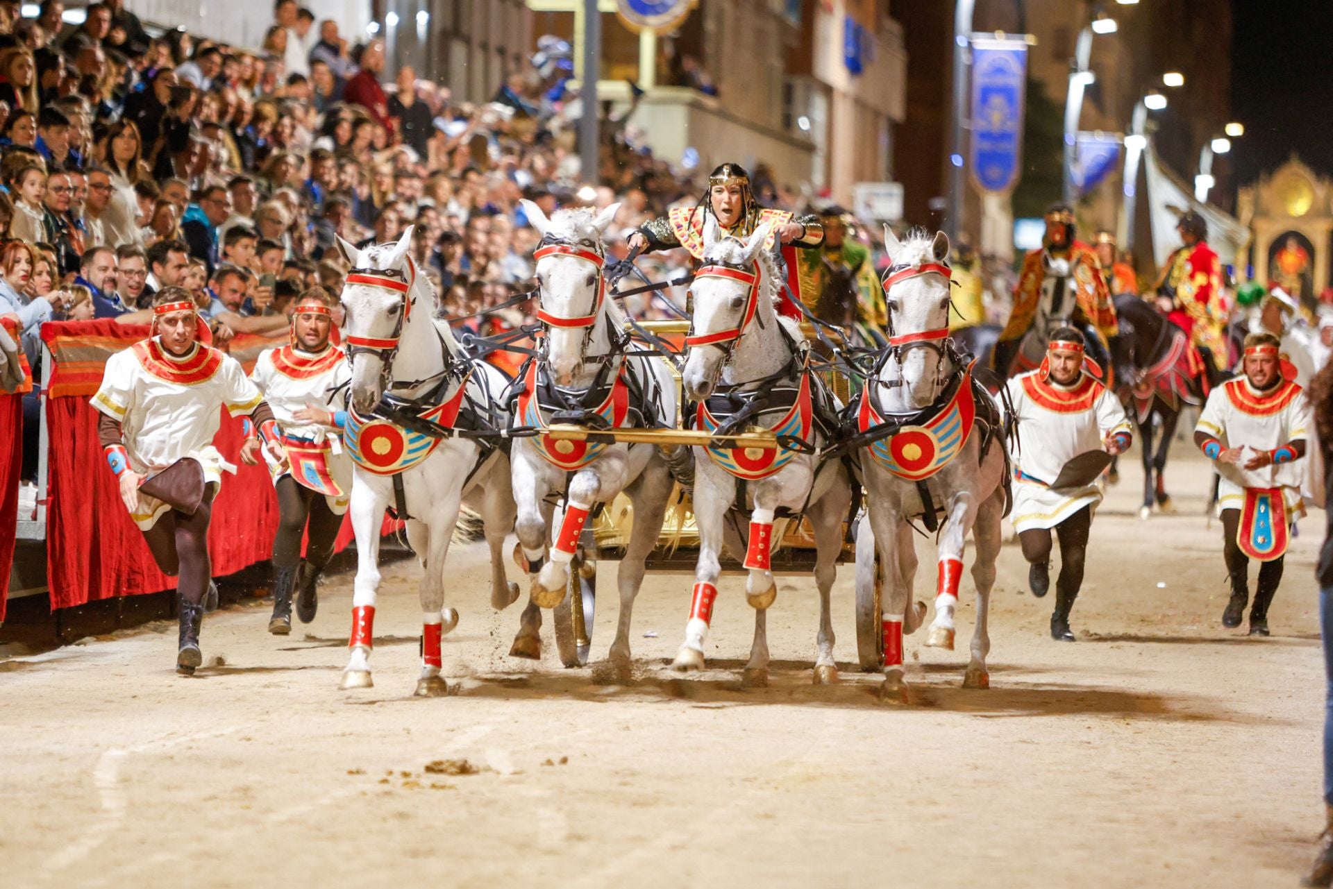 Las imágenes del cortejo bíblico de Jueves Santo en Lorca