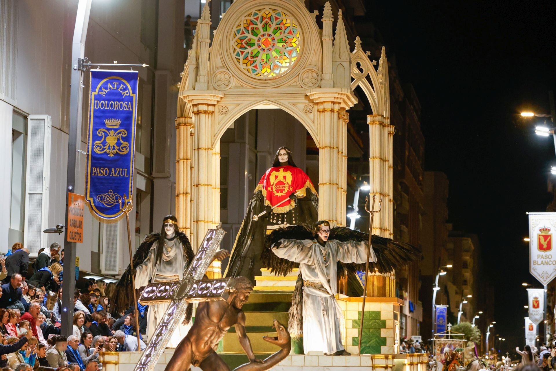 Las imágenes del cortejo bíblico de Jueves Santo en Lorca