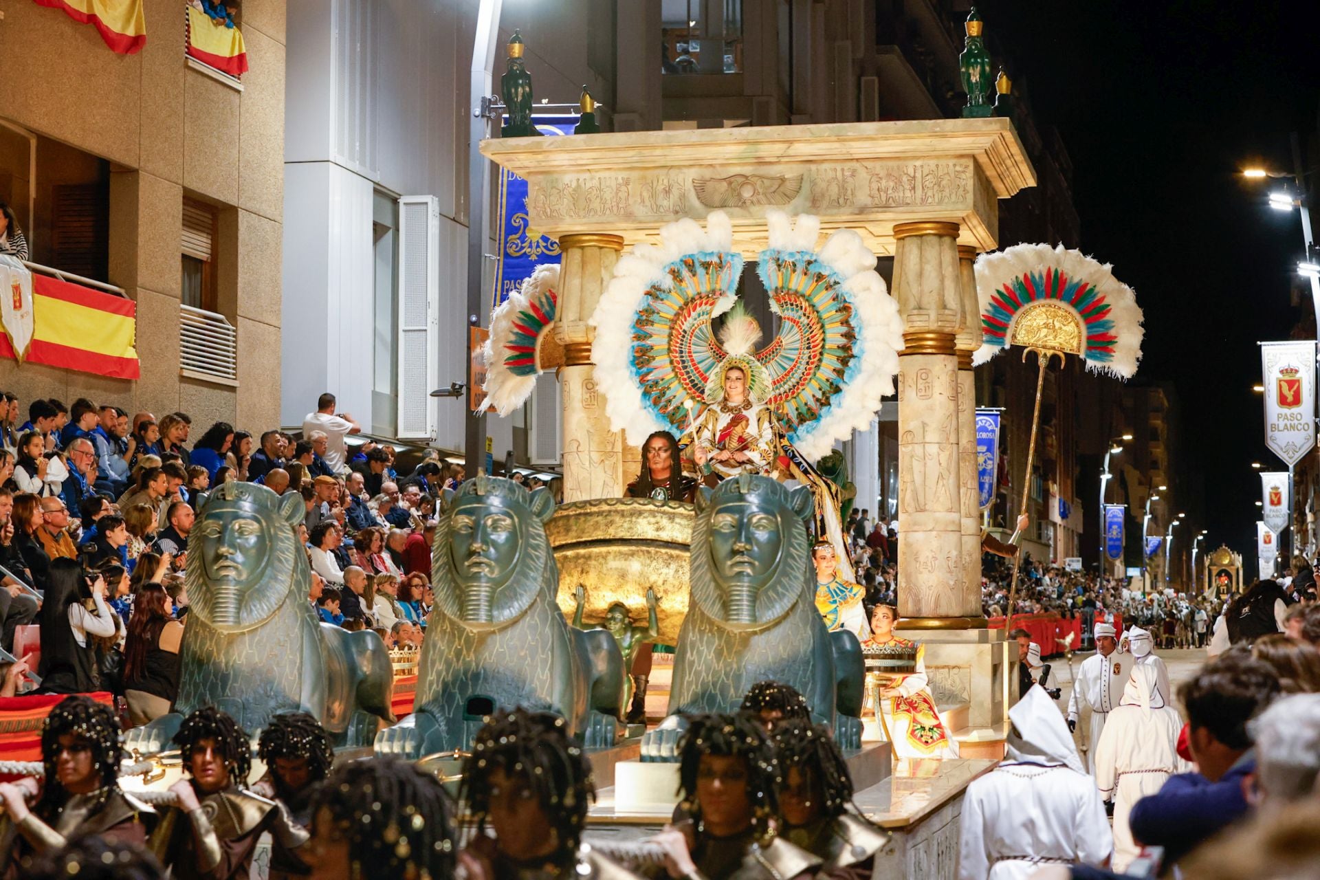 Las imágenes del cortejo bíblico de Jueves Santo en Lorca