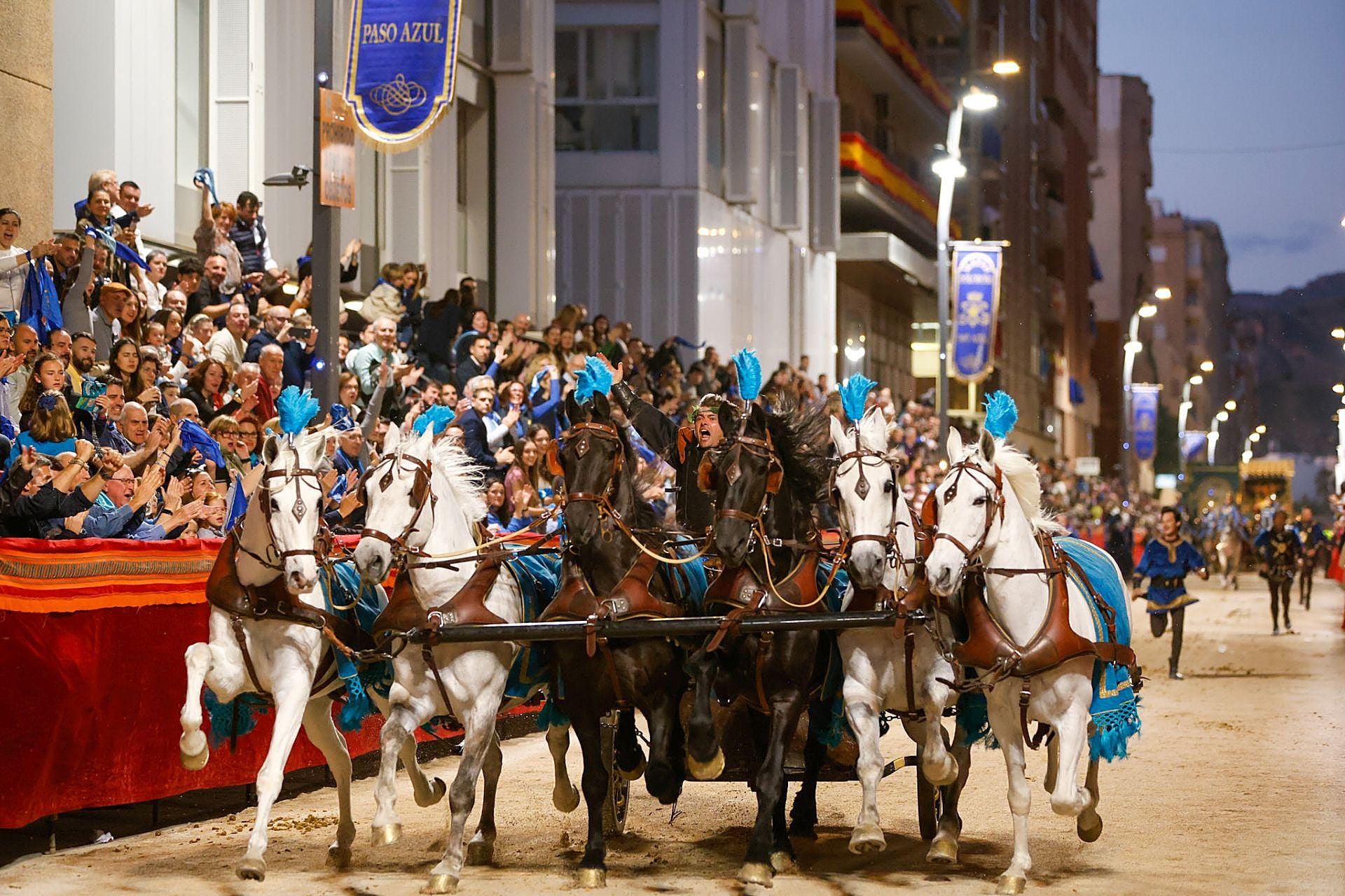 Las imágenes del cortejo bíblico de Jueves Santo en Lorca