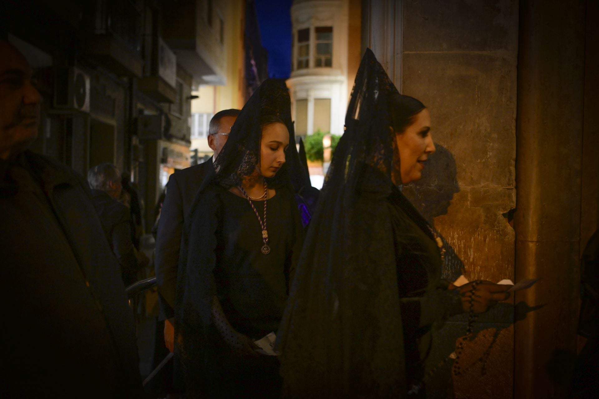 La procesión del Silencio en Murcia, en imágenes