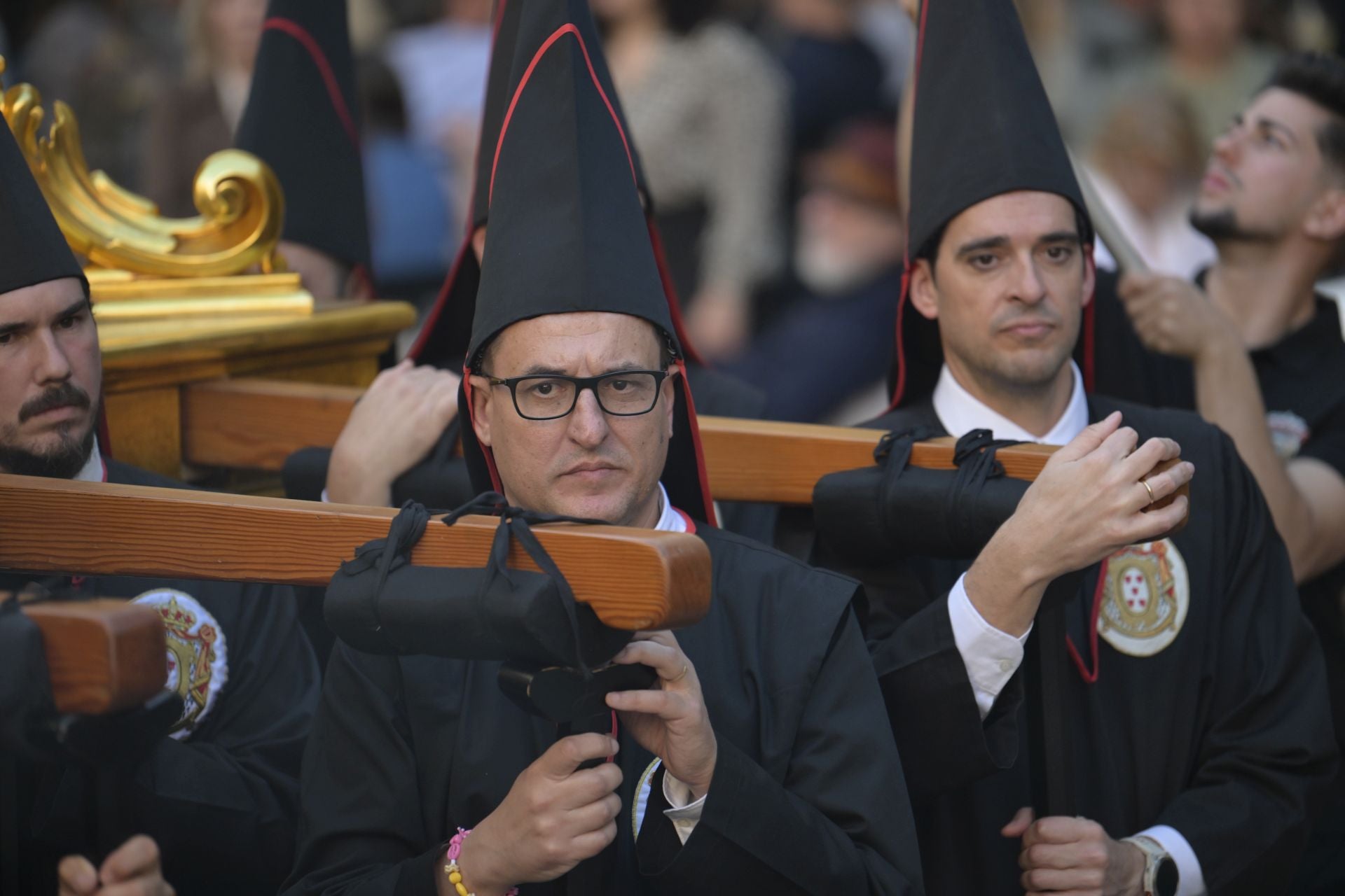 La procesión de la Soledad del Calvario en Murcia, en imágenes