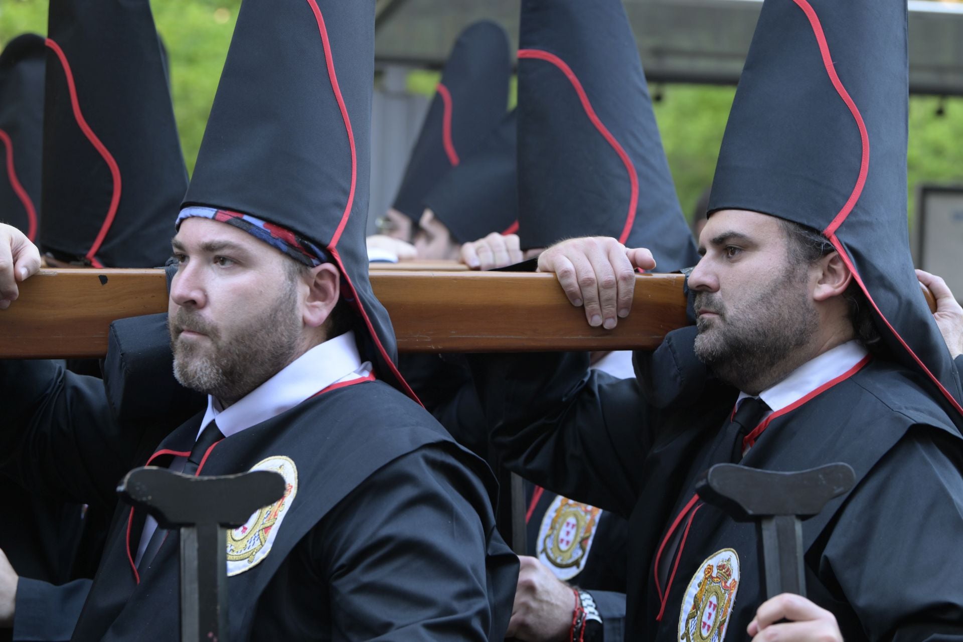 La procesión de la Soledad del Calvario en Murcia, en imágenes