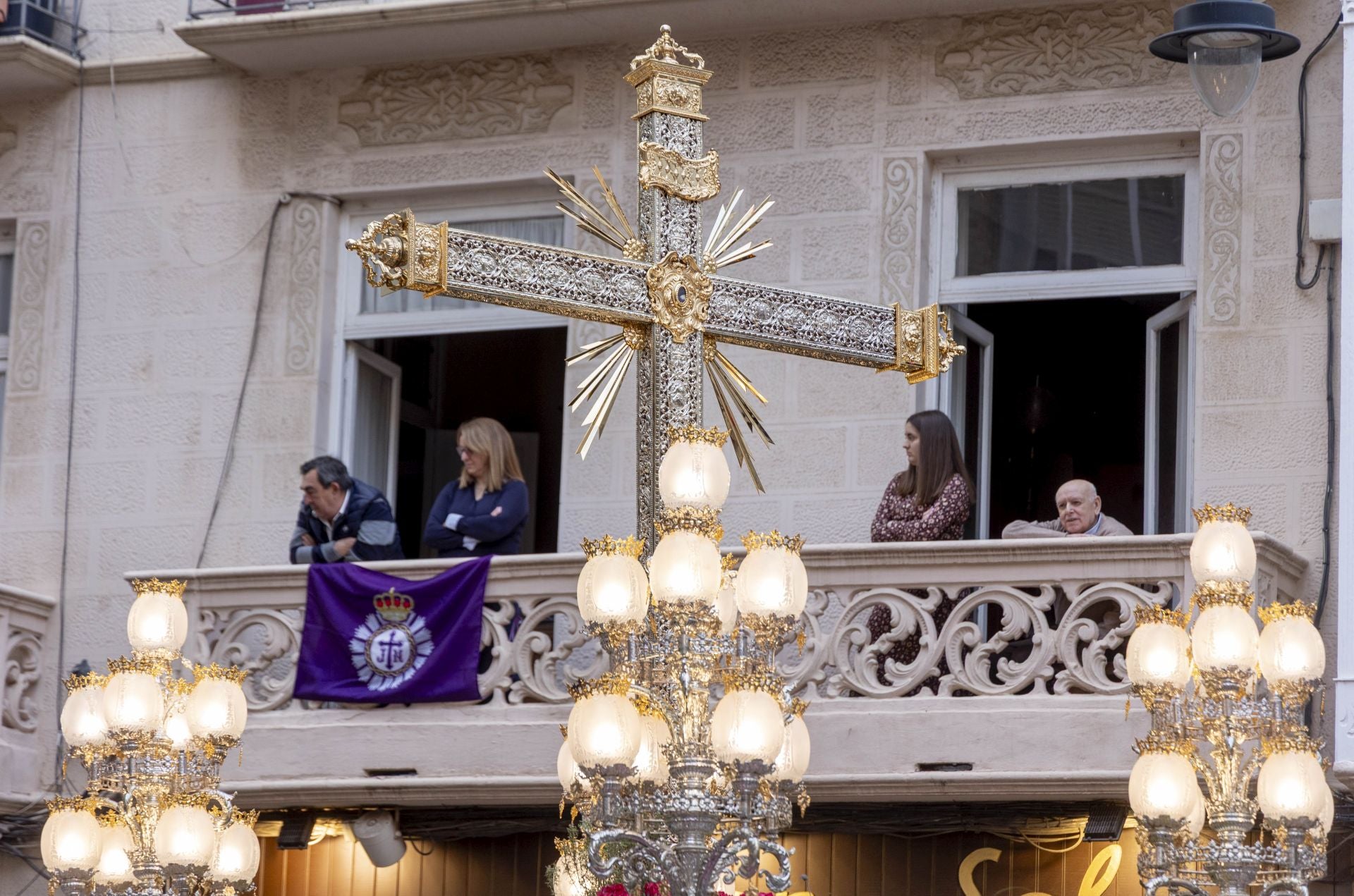 En imágenes, las procesiones de la Vera Cruz y las Santas Mujeres en Cartagena