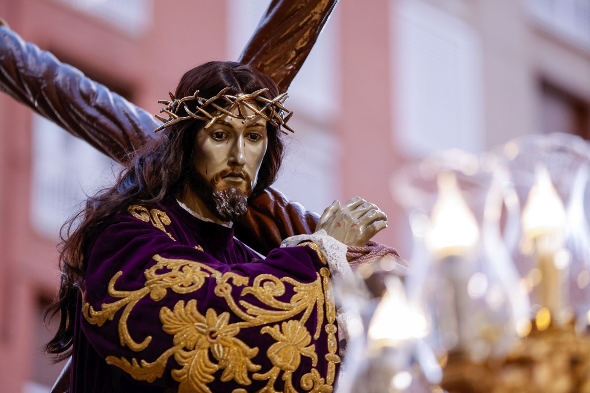 La procesión del Viernes Santo de Lorca, en imágenes