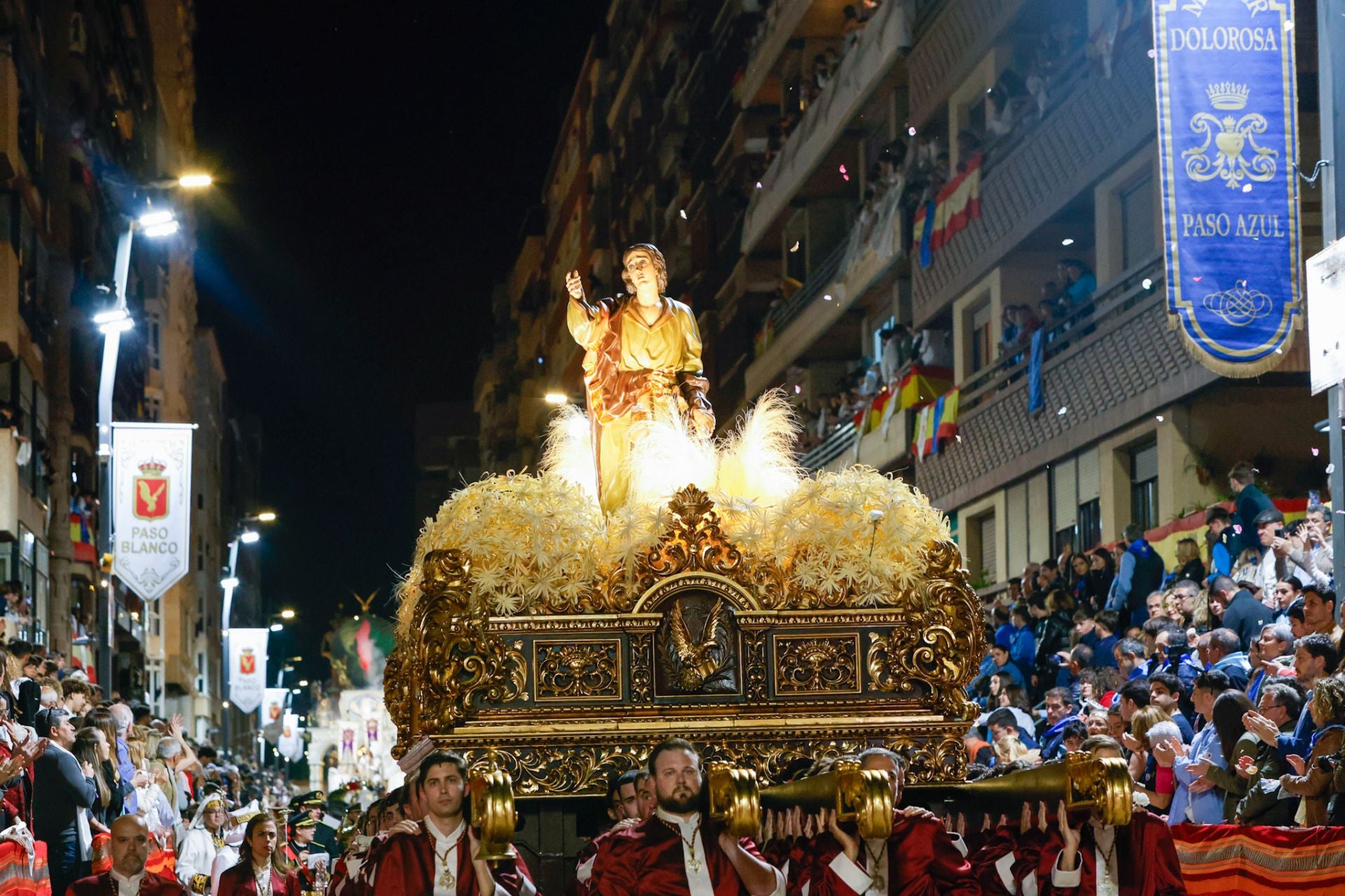 La procesión del Viernes Santo de Lorca, en imágenes