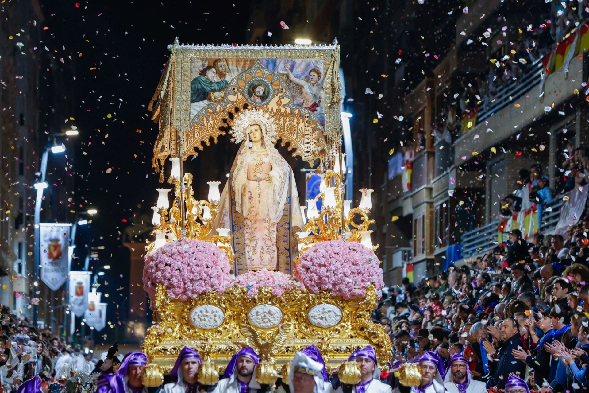 La procesión del Viernes Santo de Lorca, en imágenes