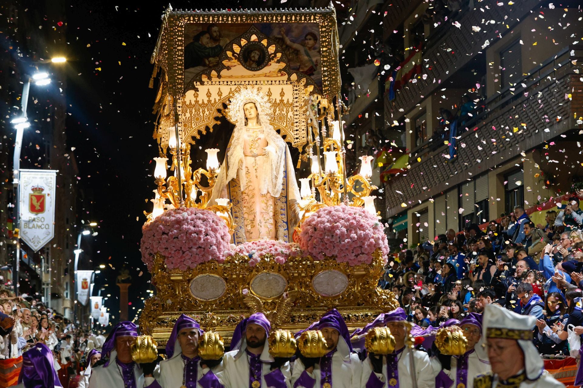 La procesión del Viernes Santo de Lorca, en imágenes