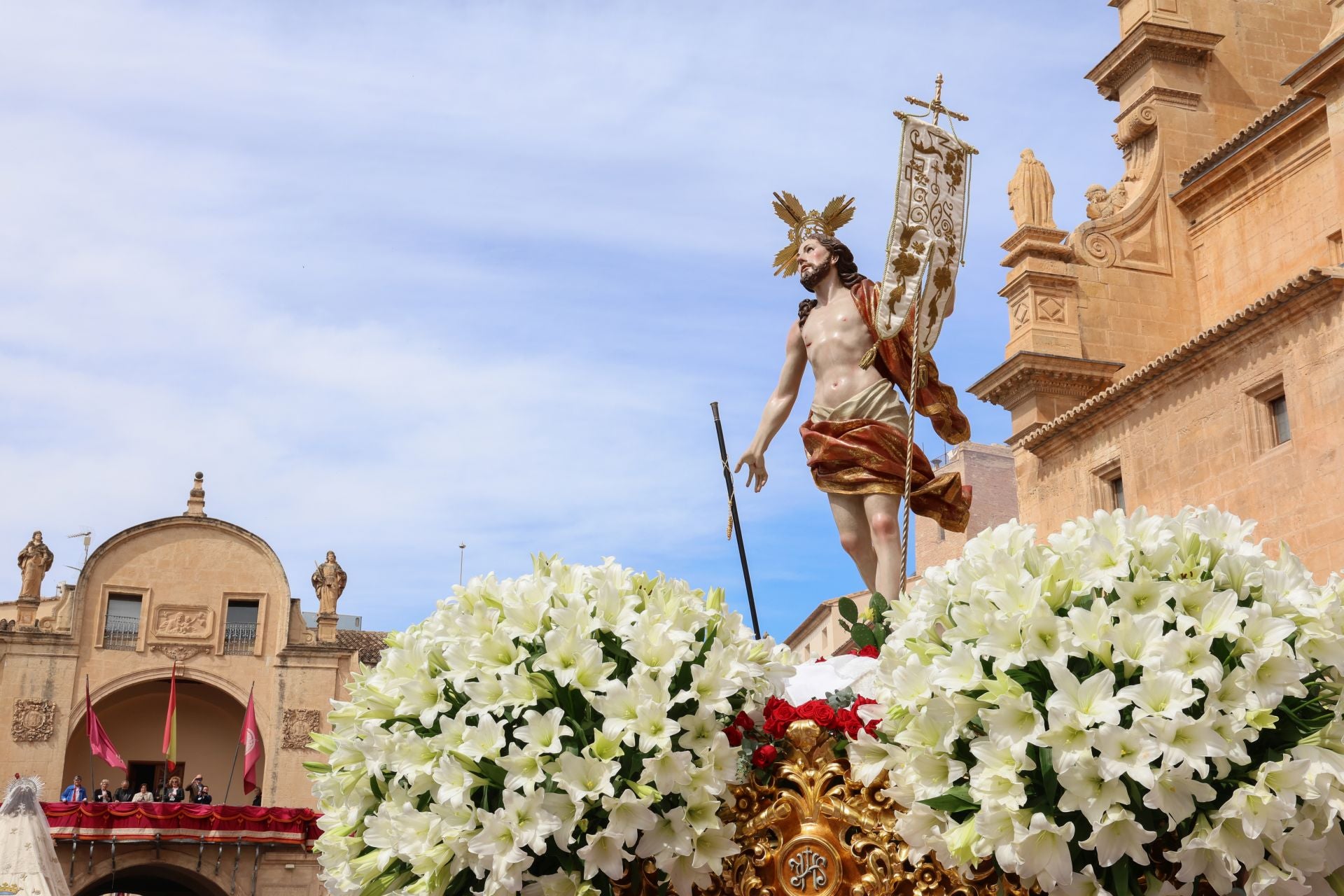 En imágenes, la procesión del Domingo de Resurrección en Lorca