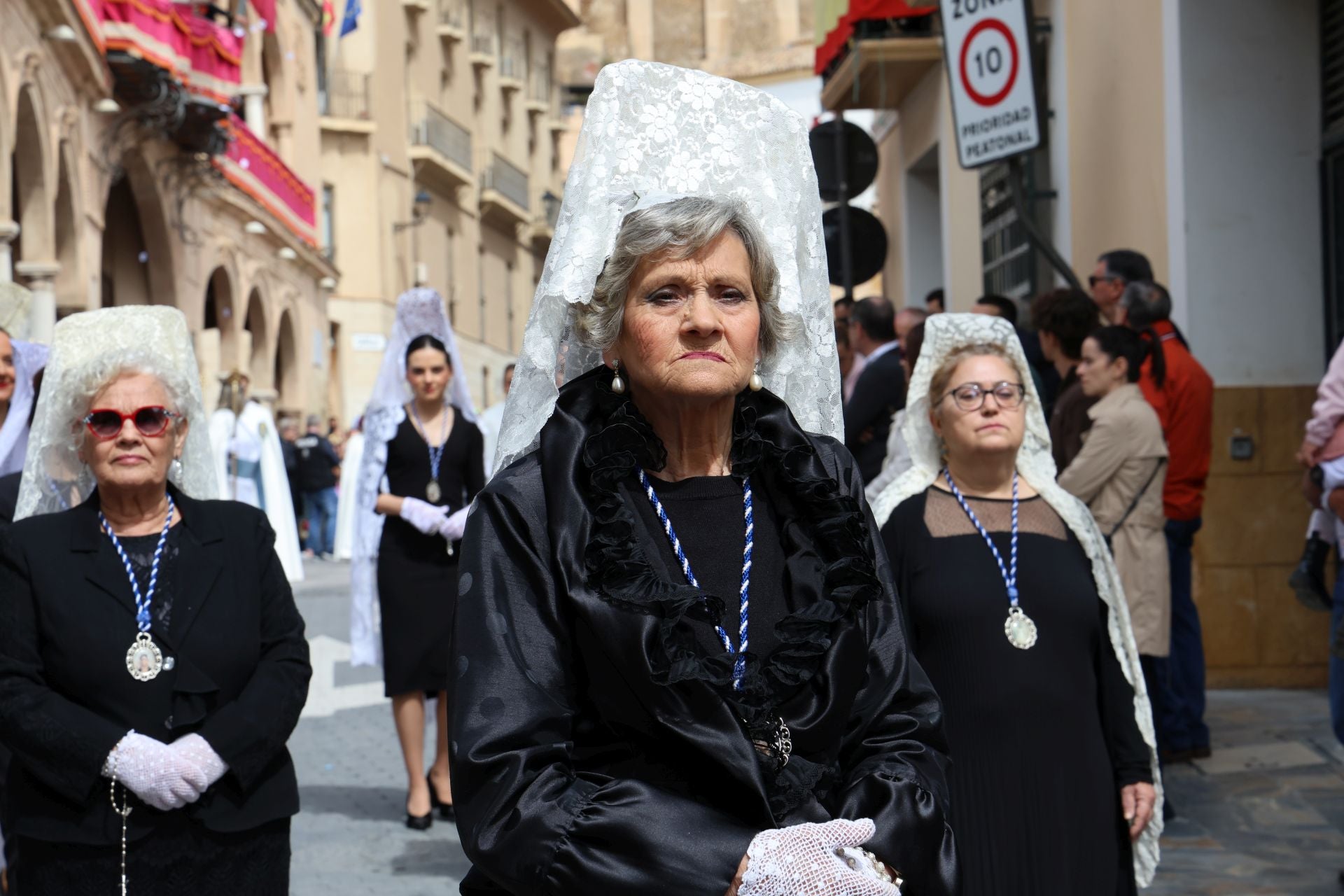 En imágenes, la procesión del Domingo de Resurrección en Lorca