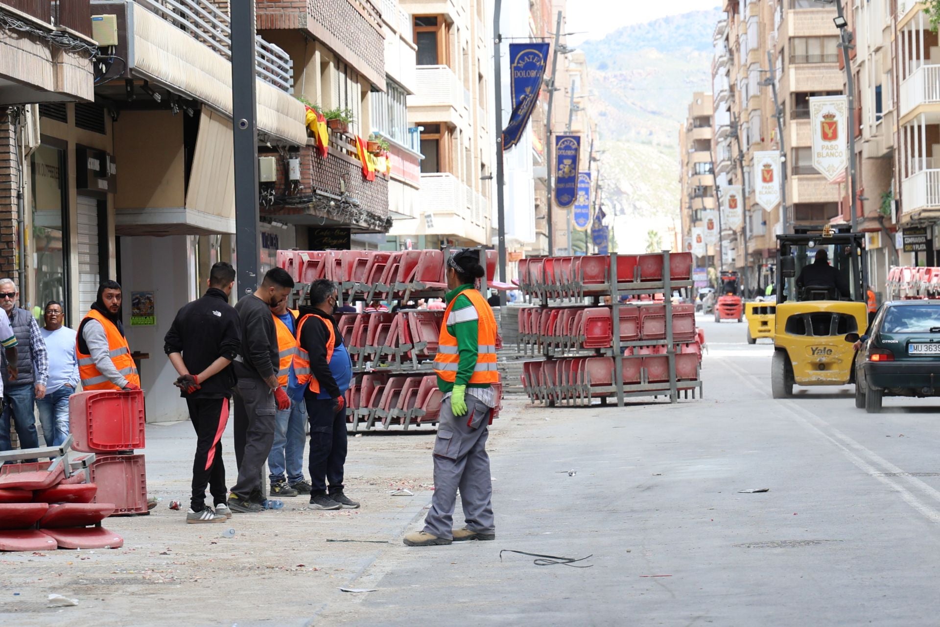 En imágenes, la procesión del Domingo de Resurrección en Lorca