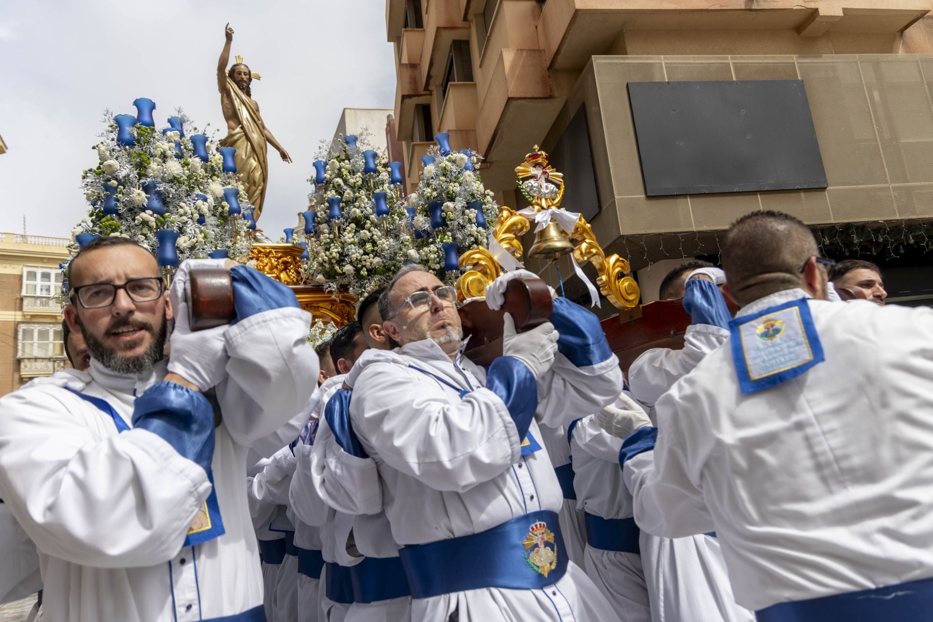 En imágenes, procesión del Domingo de Resurrección en Cartagena