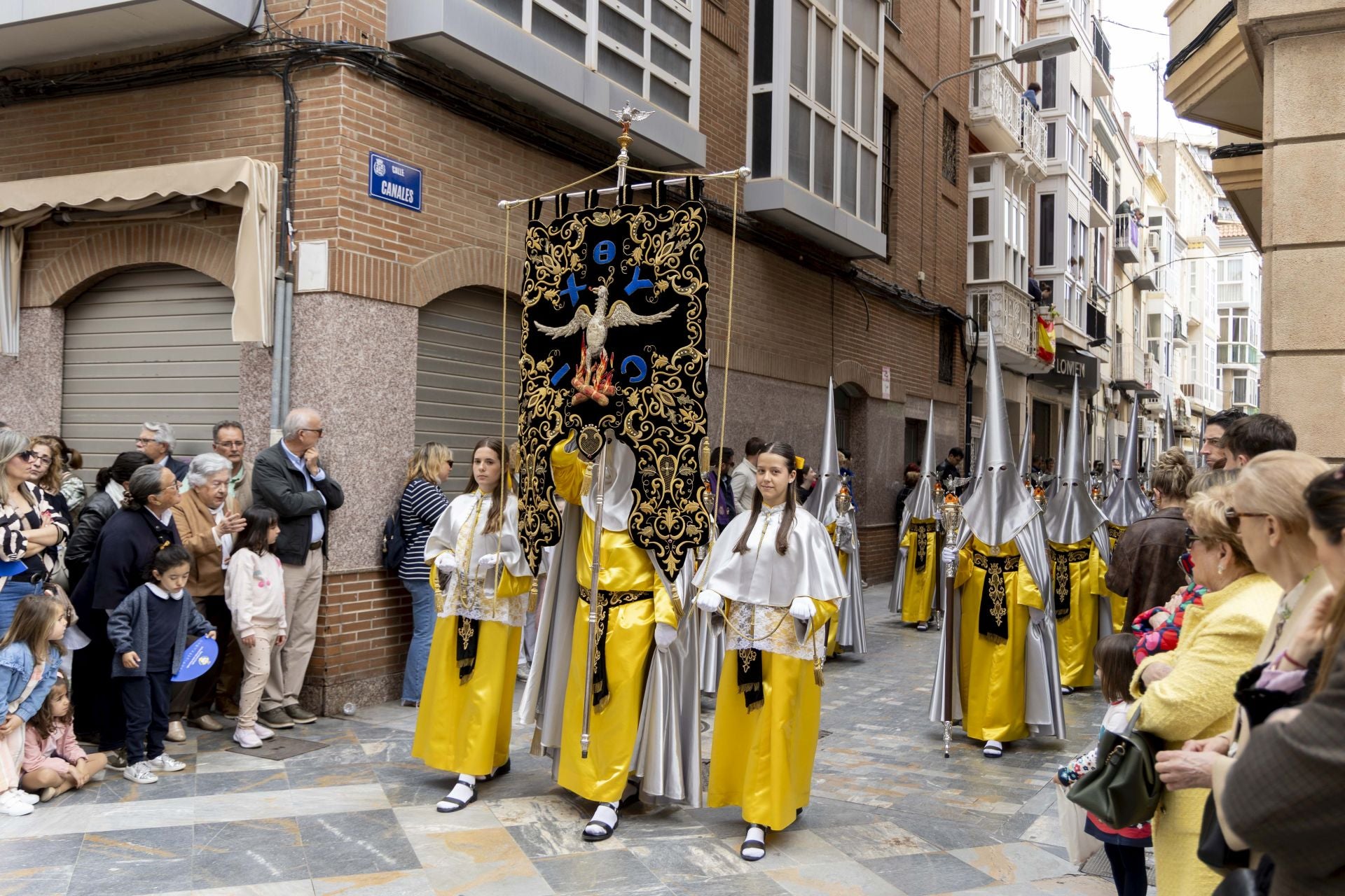 En imágenes, procesión del Domingo de Resurrección en Cartagena
